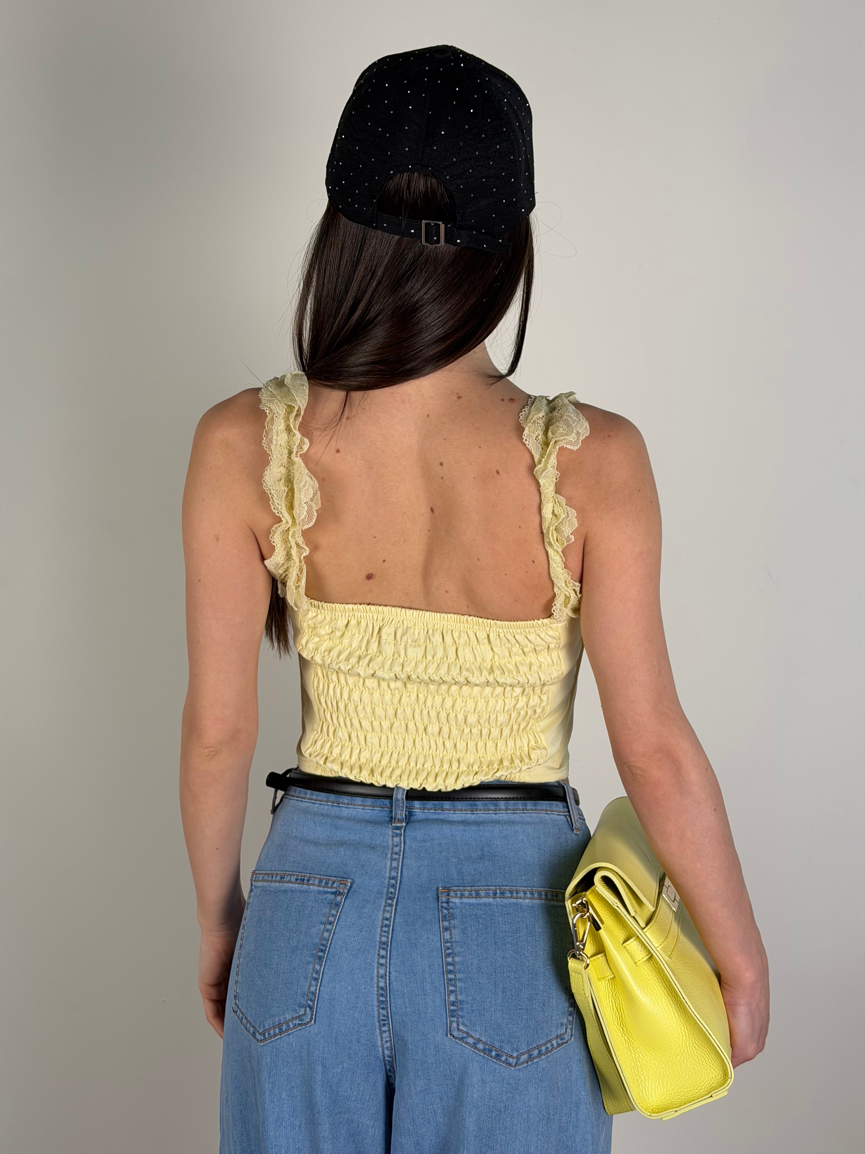 Corpetto Virginia giallo