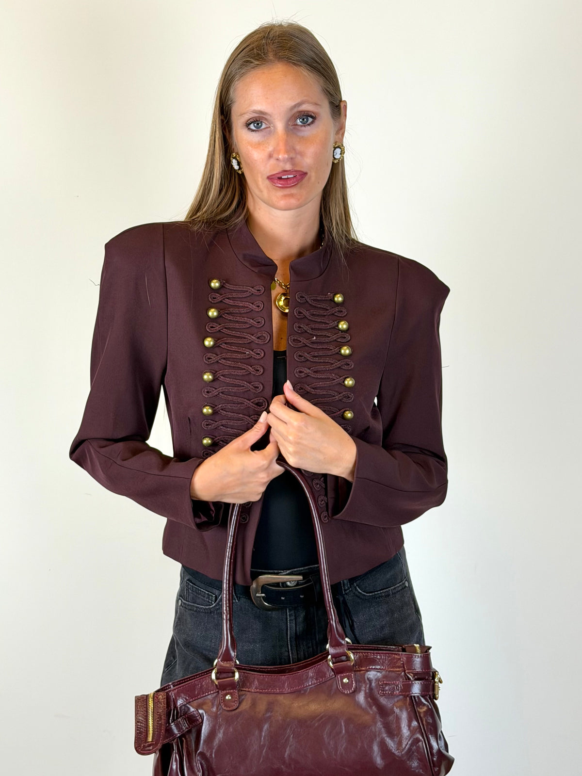 Giacca Harper bordeaux