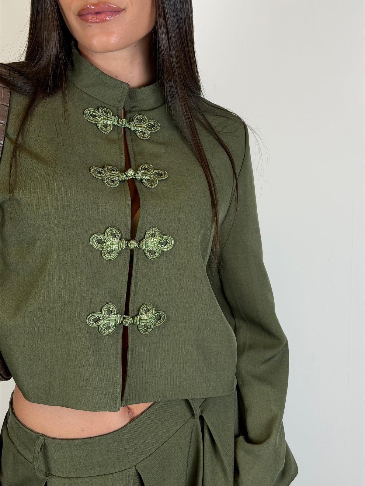 Tailleur Oriental verde