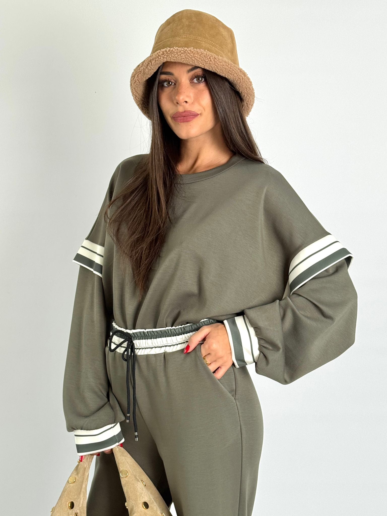 Tuta sportiva Olga verde