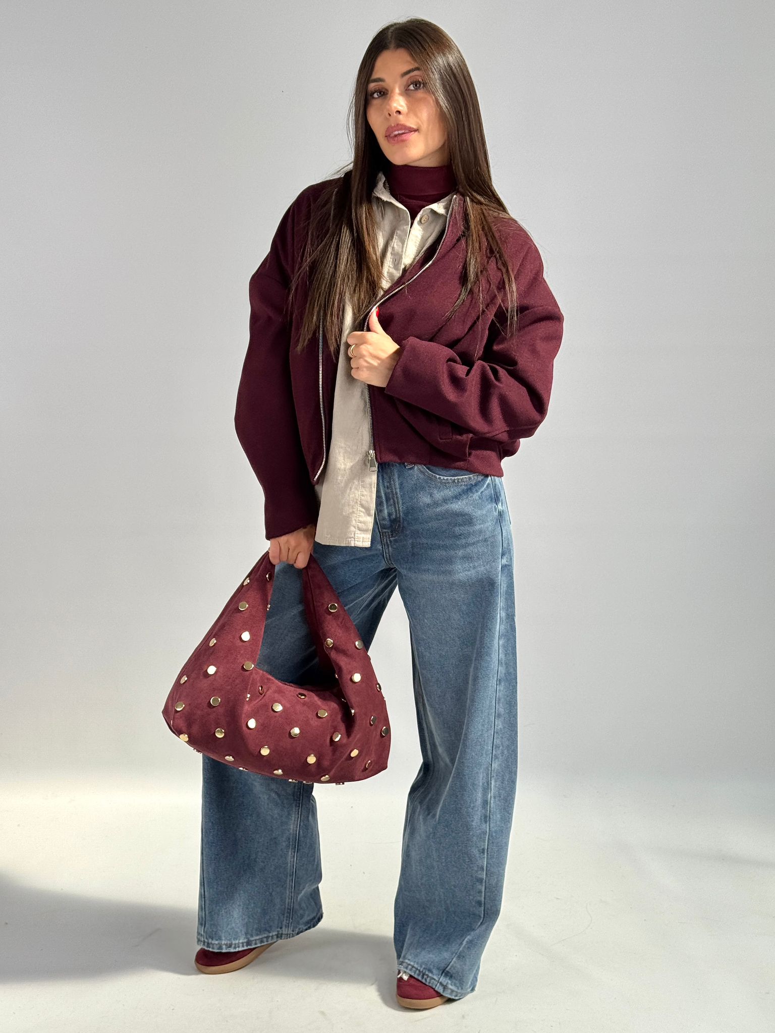 Bomber Karol bordeaux