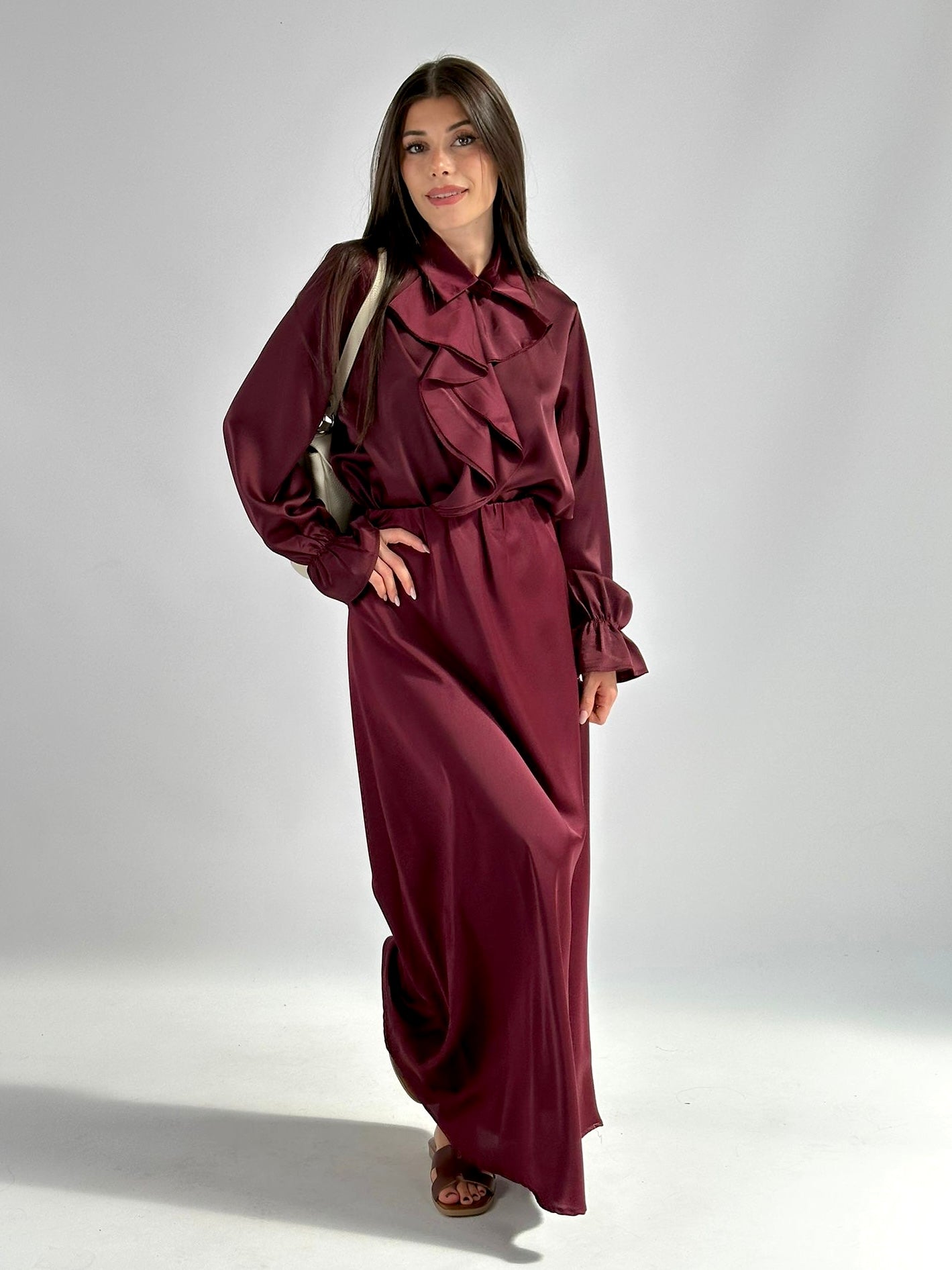 Camicia Marlena bordeaux