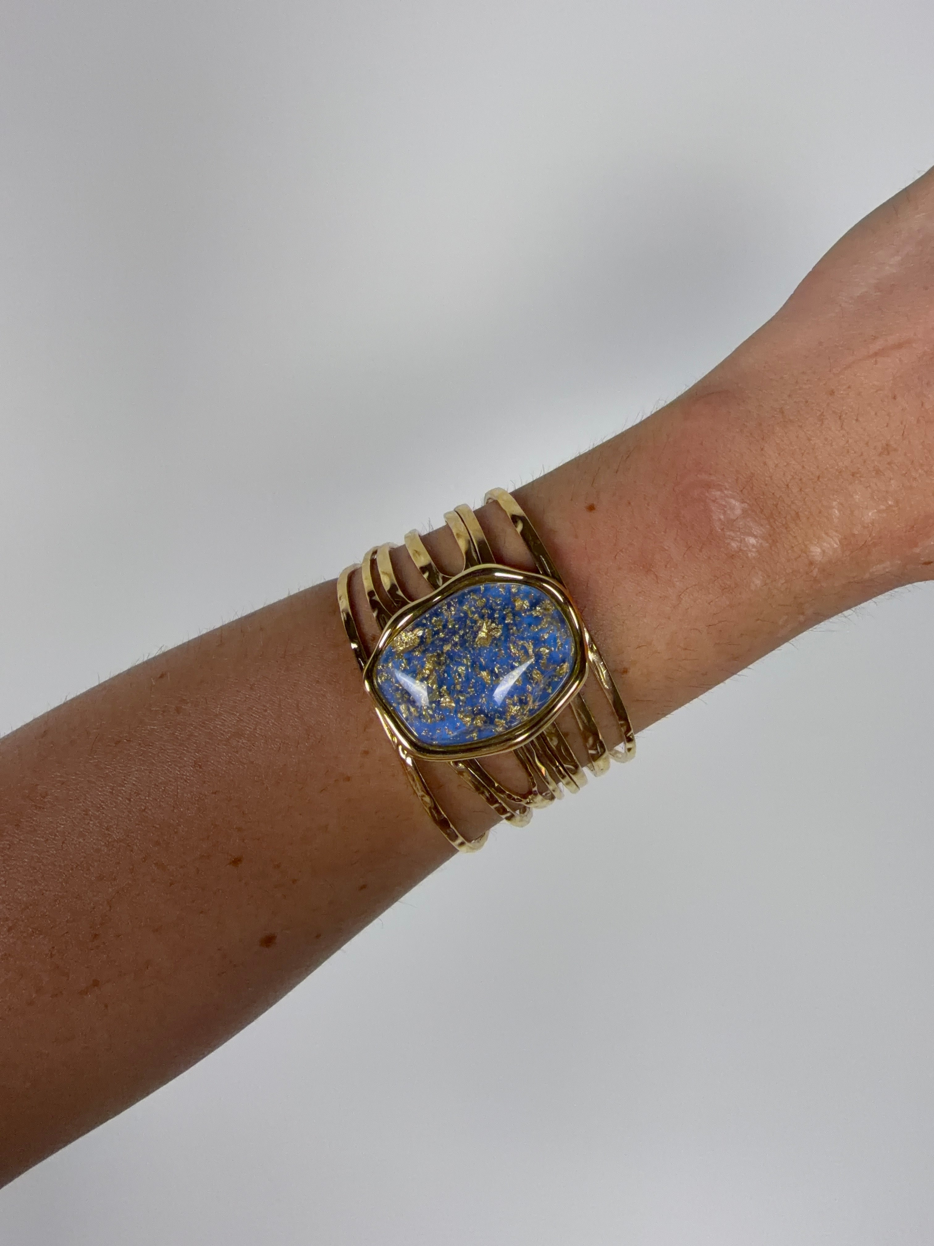 Bracciale rigido celeste - collezione HAPPY
