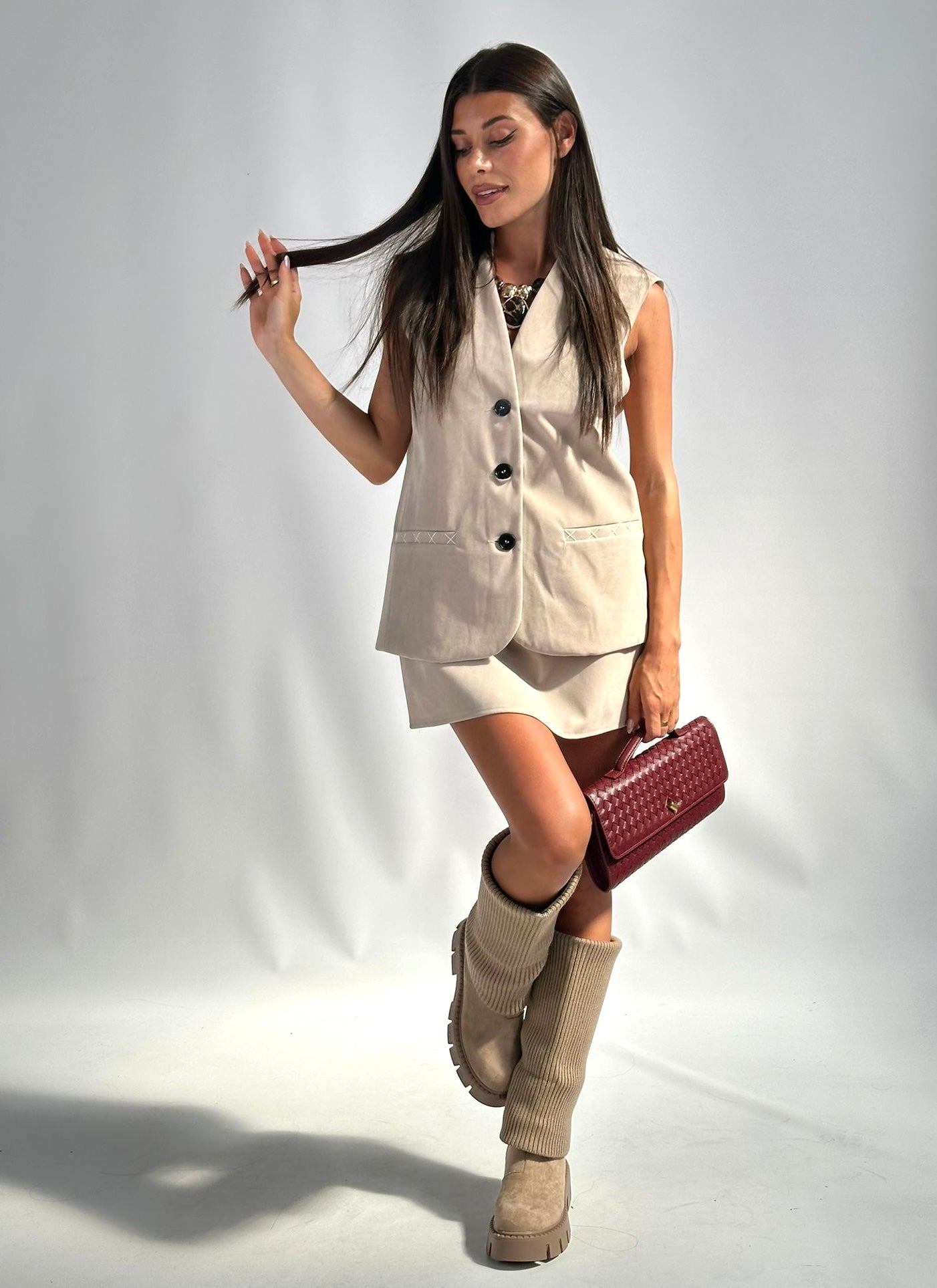 Pantagonna completo Dubai beige