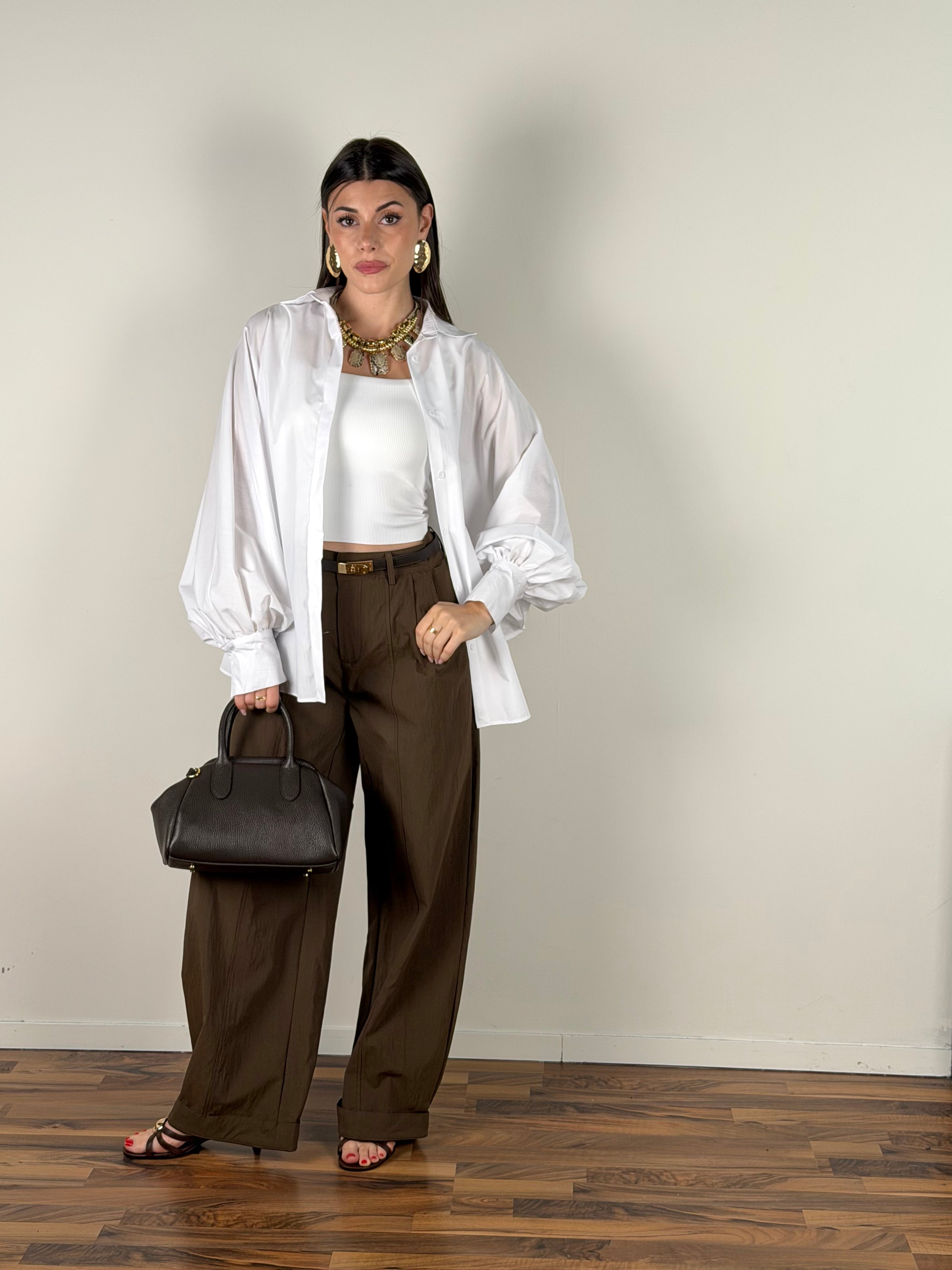 Camicia Lisa bianca