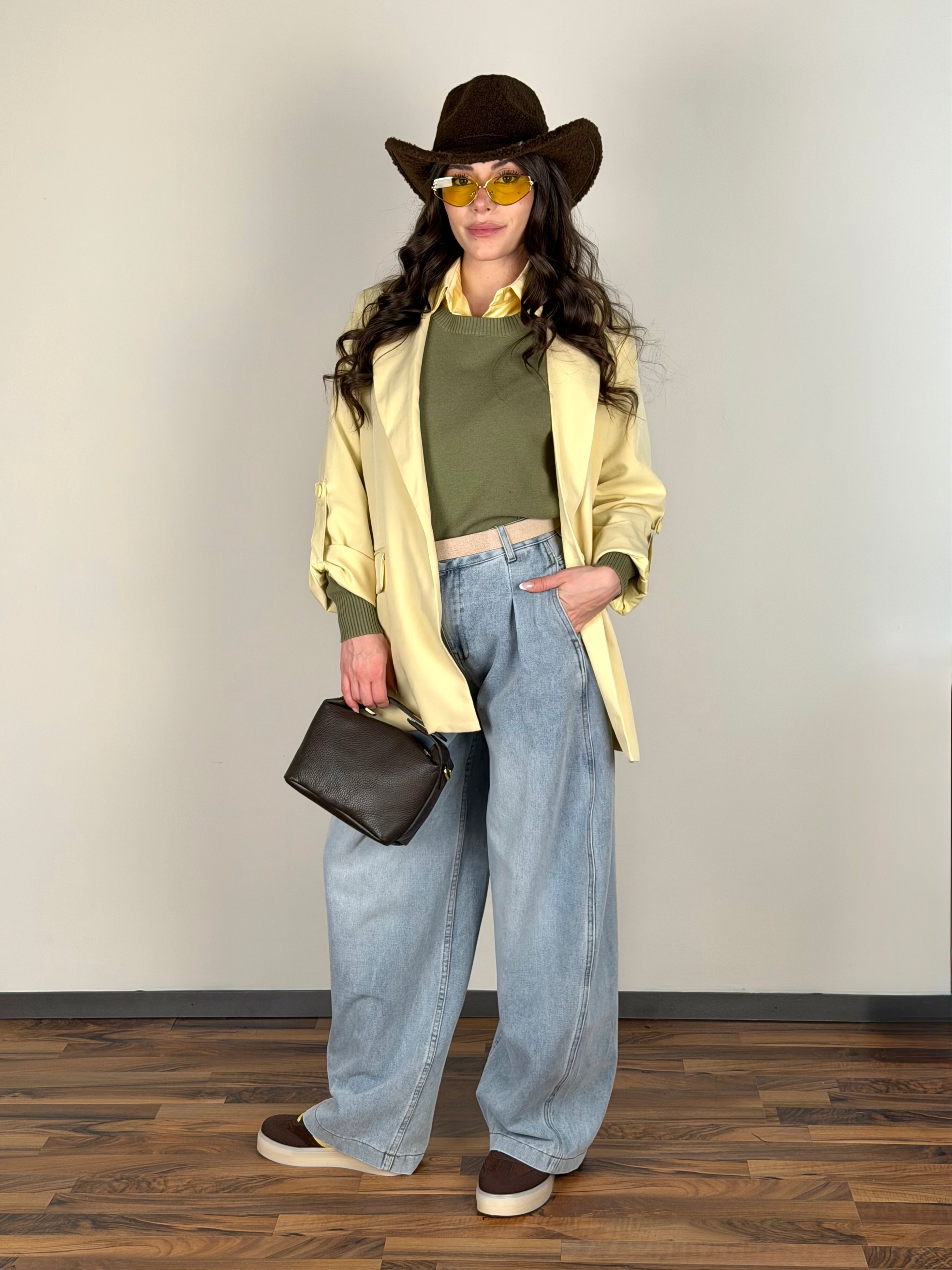 Giacca colors gialla