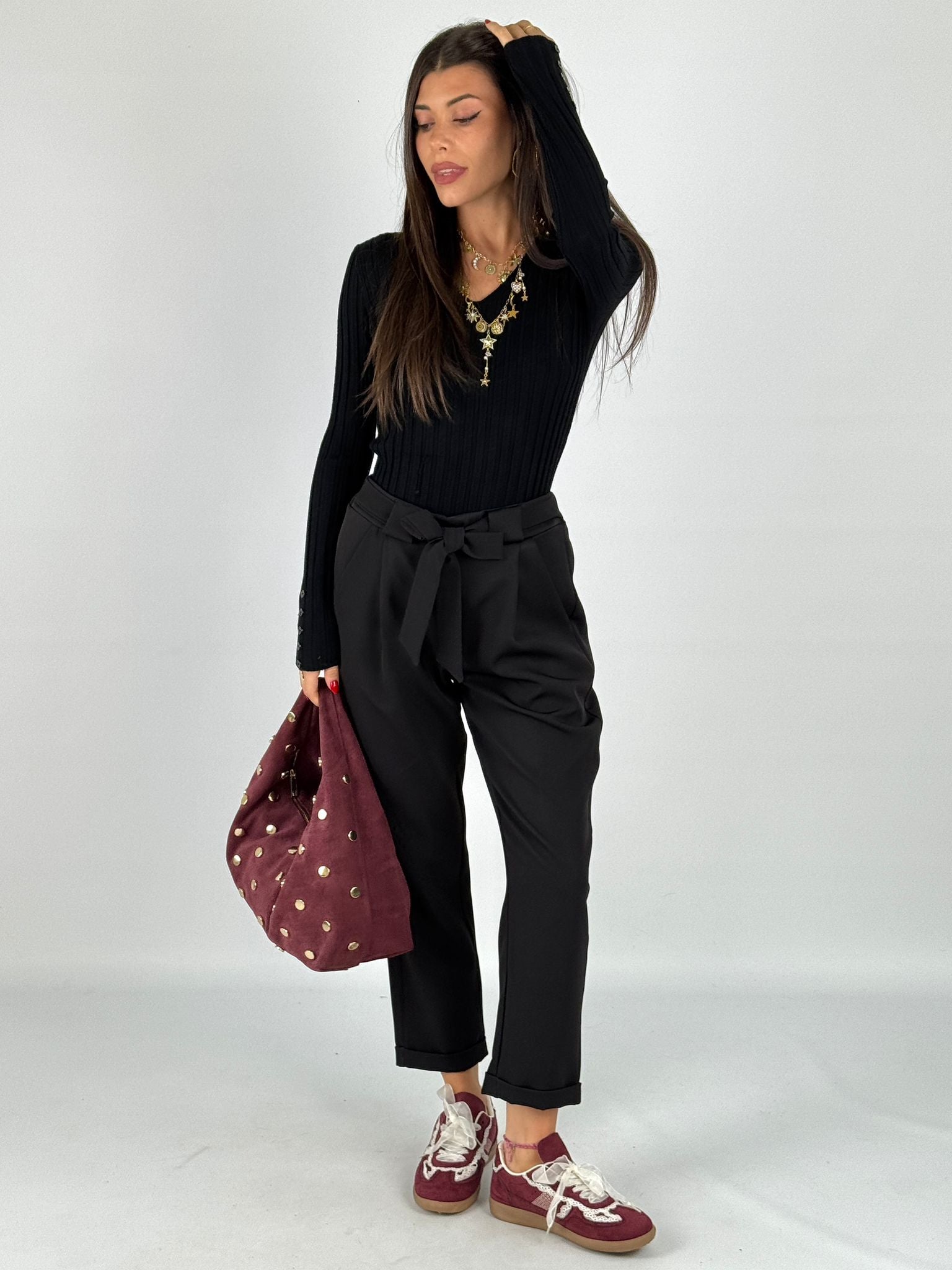 Pantalone completo Amira nero