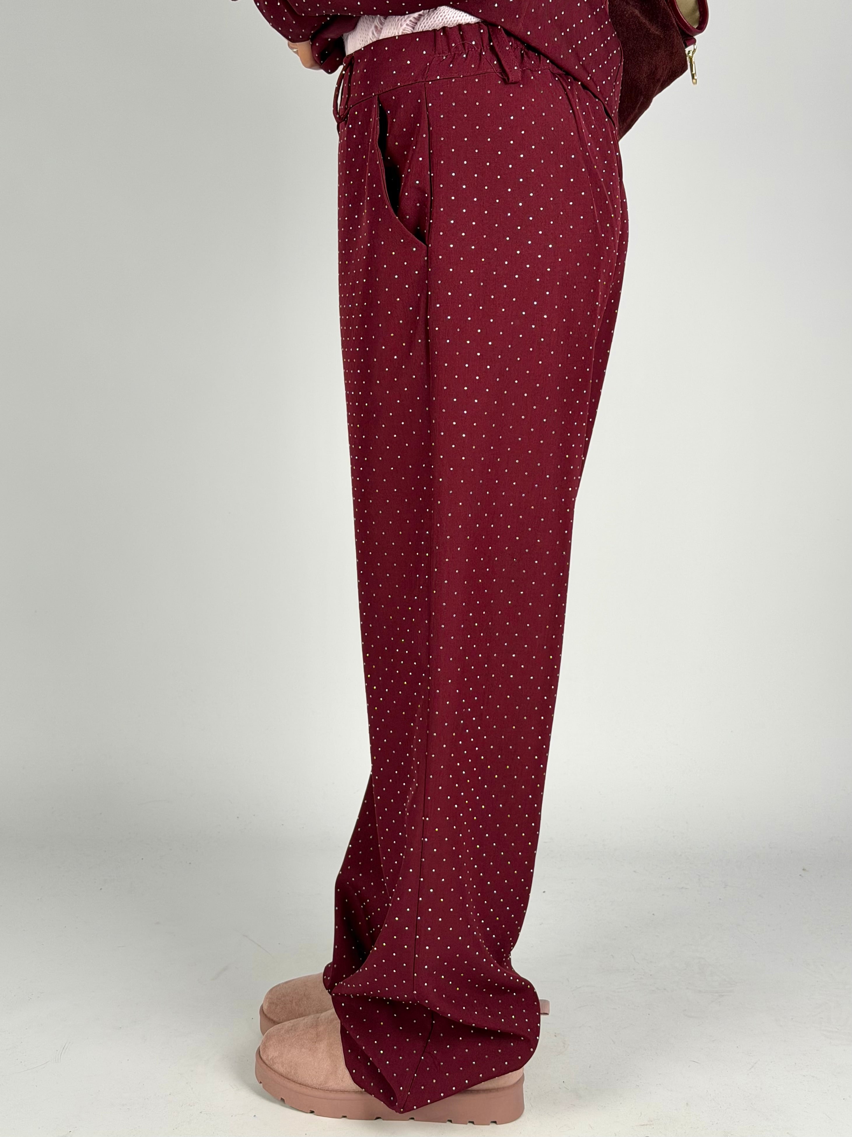 Completo zirconi bordeaux