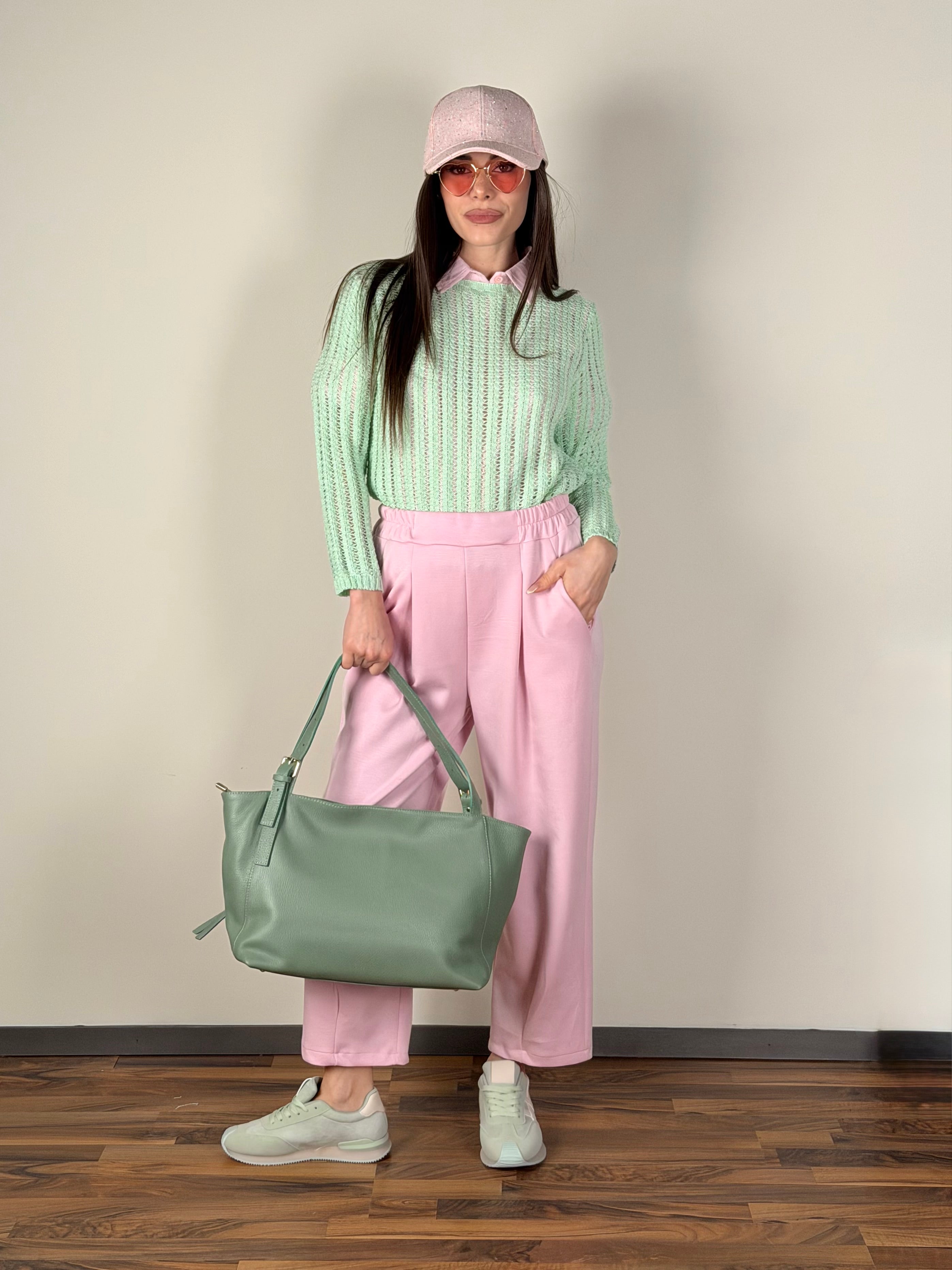 Pantalone Angelina rosa