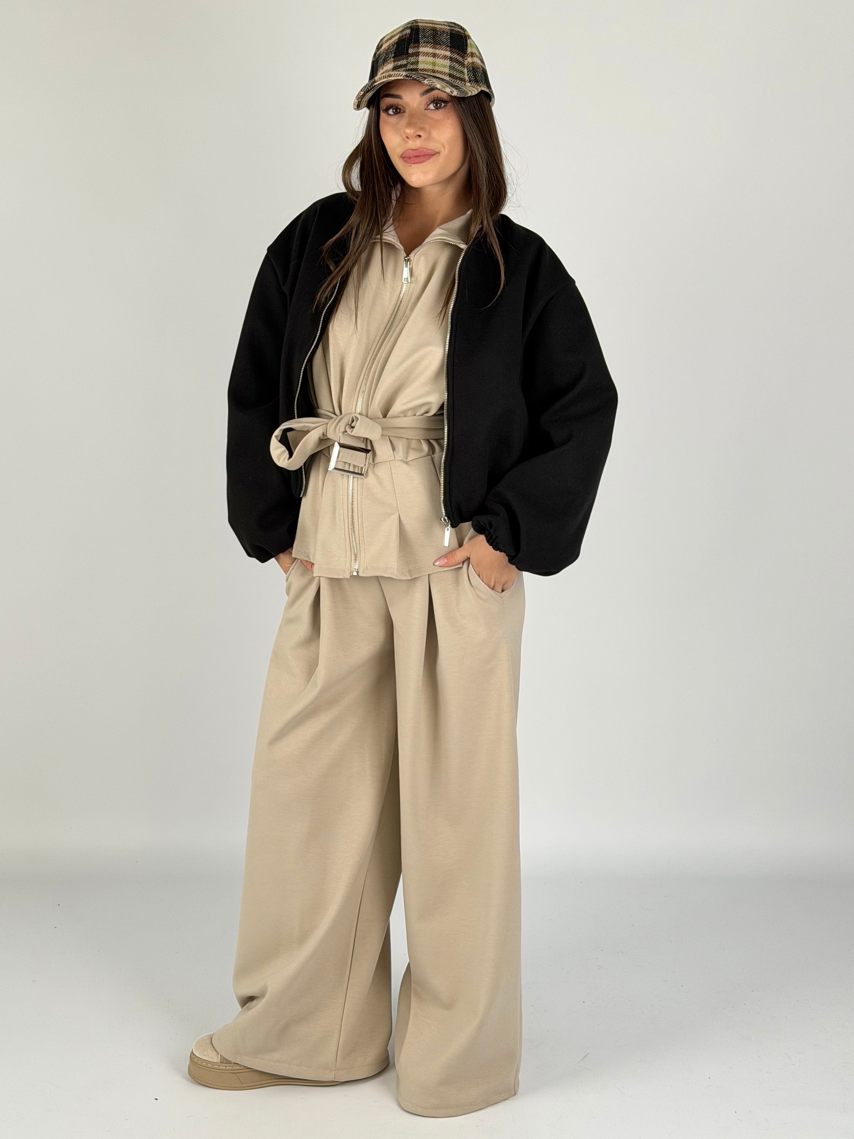 cappotto bomber Anisa nero