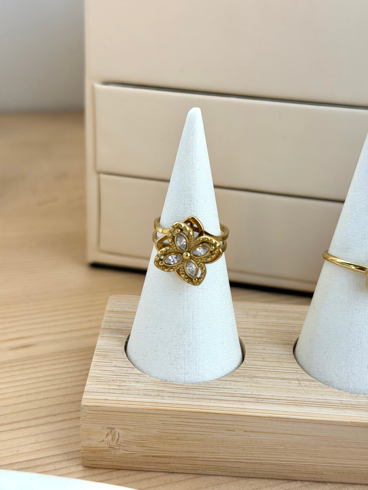 Anello maxi fiore - Collezione coco