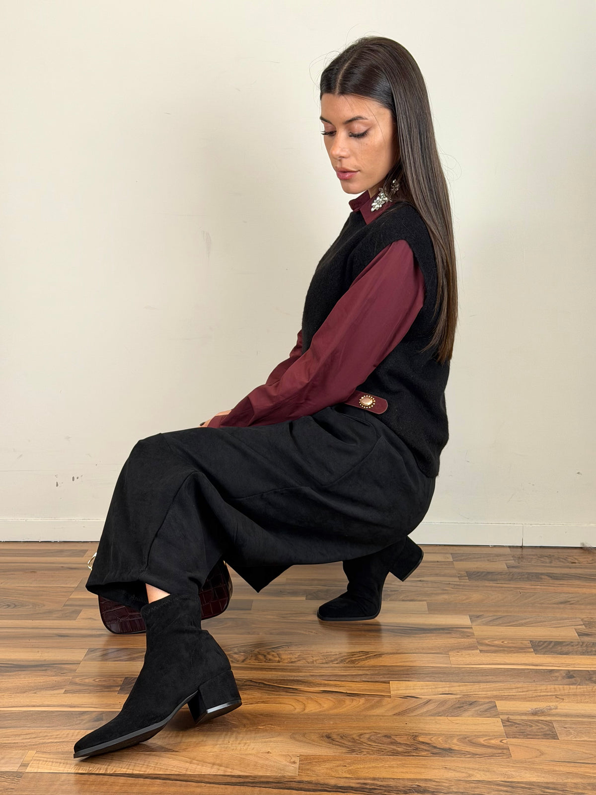 Tronchetto Grace nero