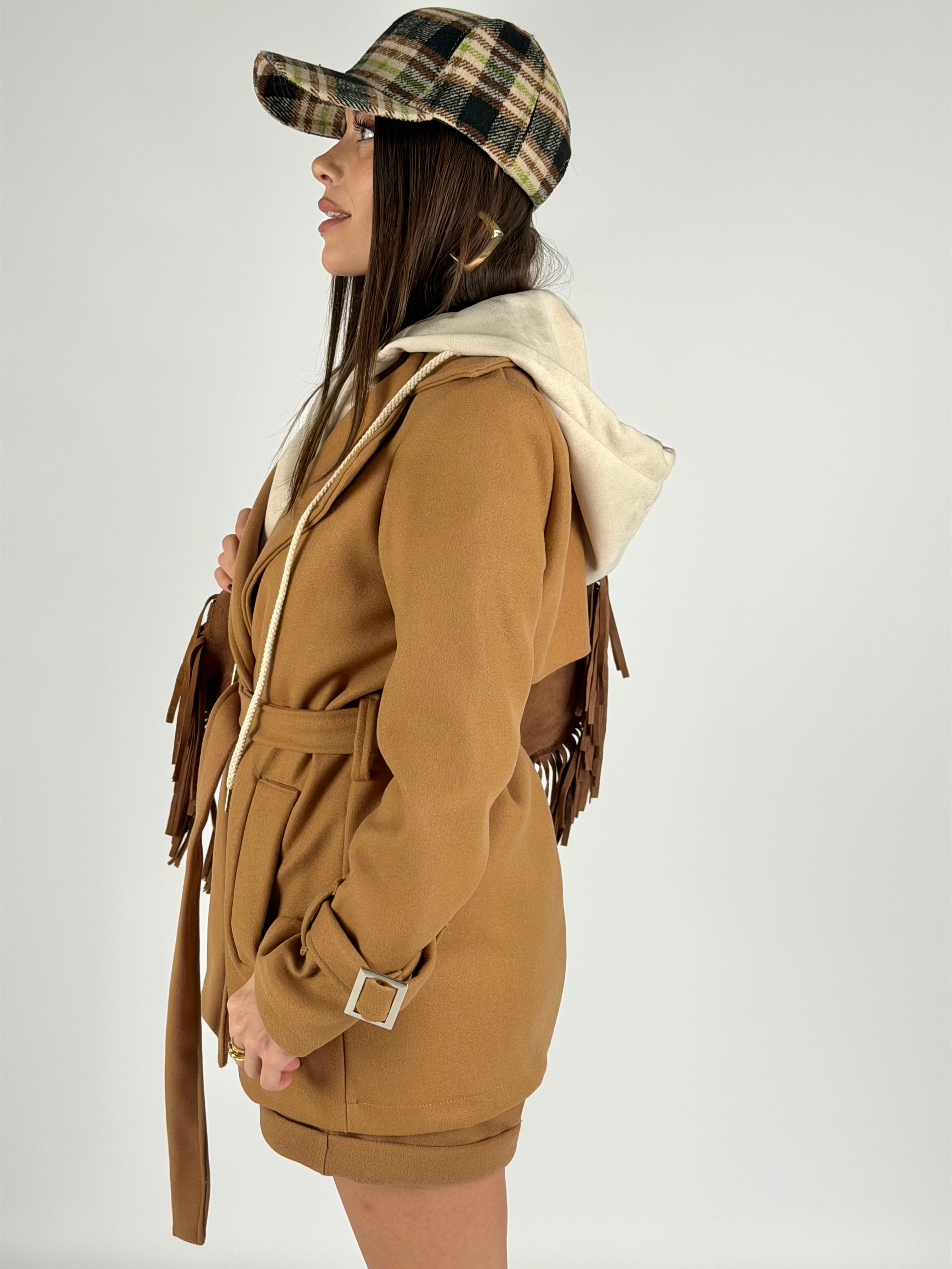 Cappotto Sharon tabacco