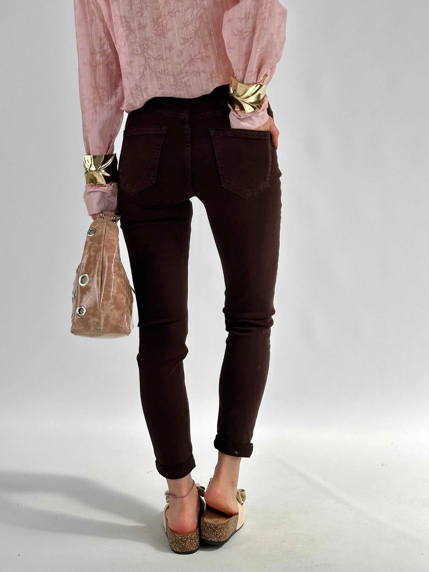 Jeans Elisir marrone