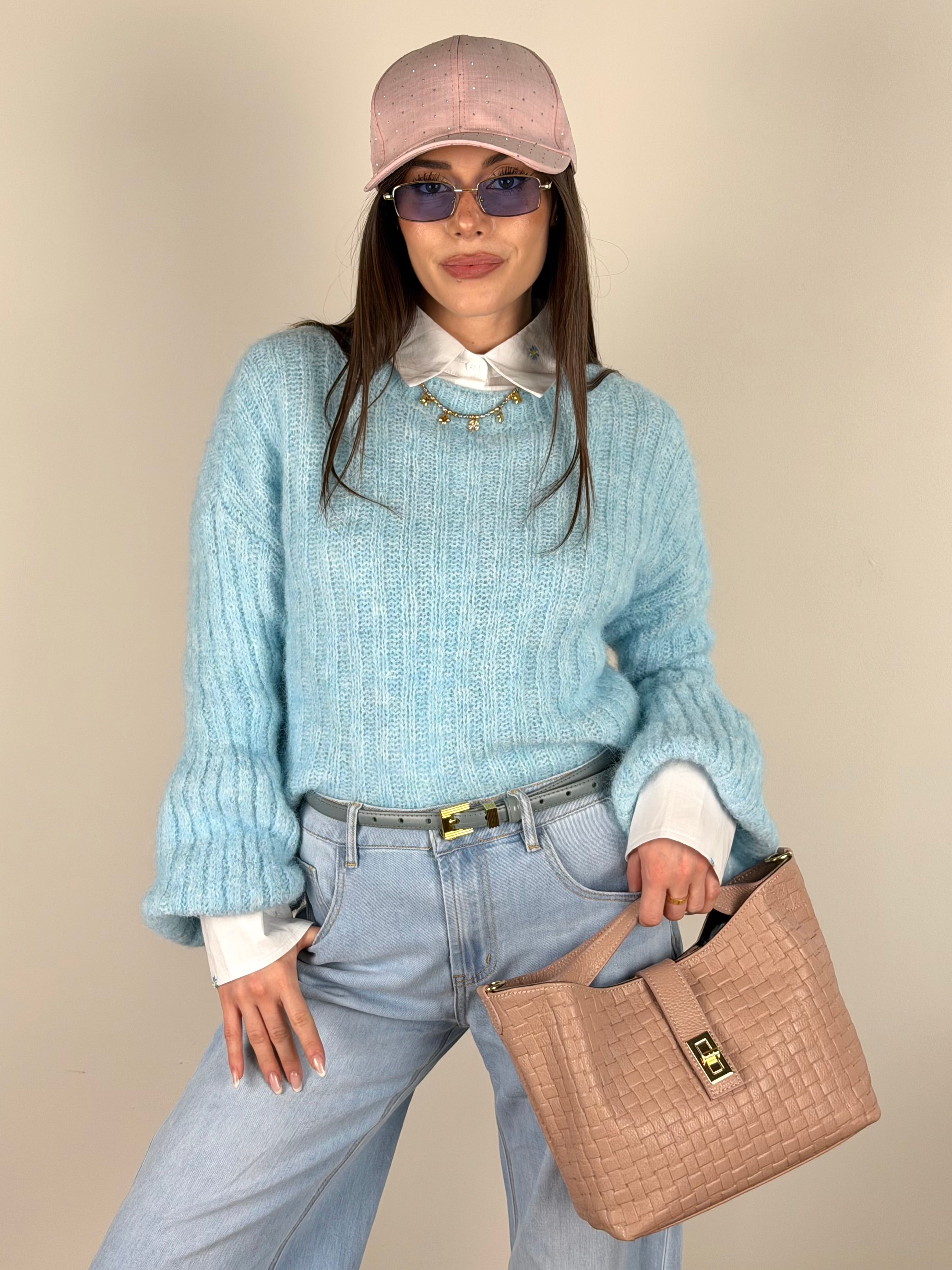 Maglia India celeste