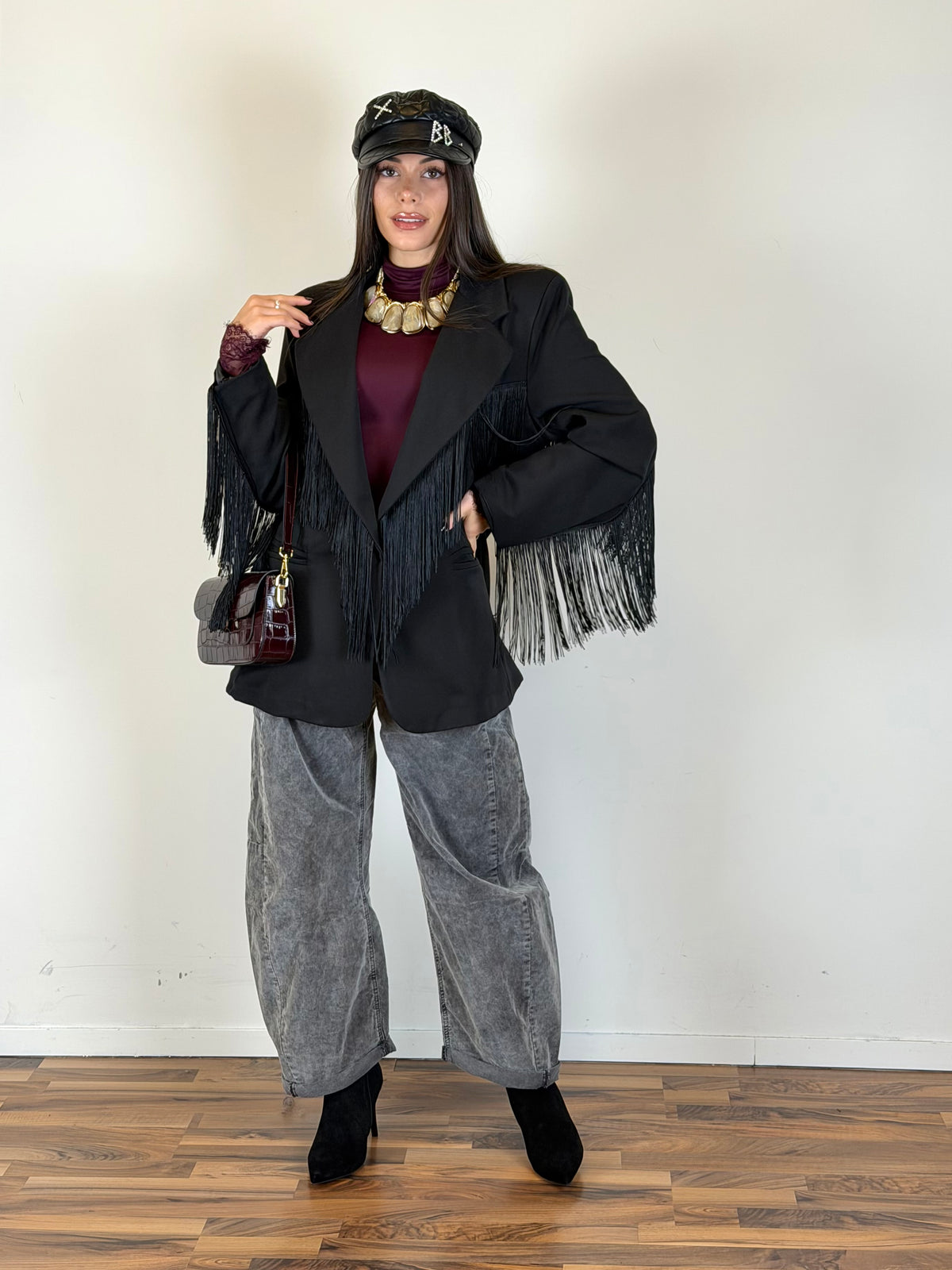 Giacca Western nero