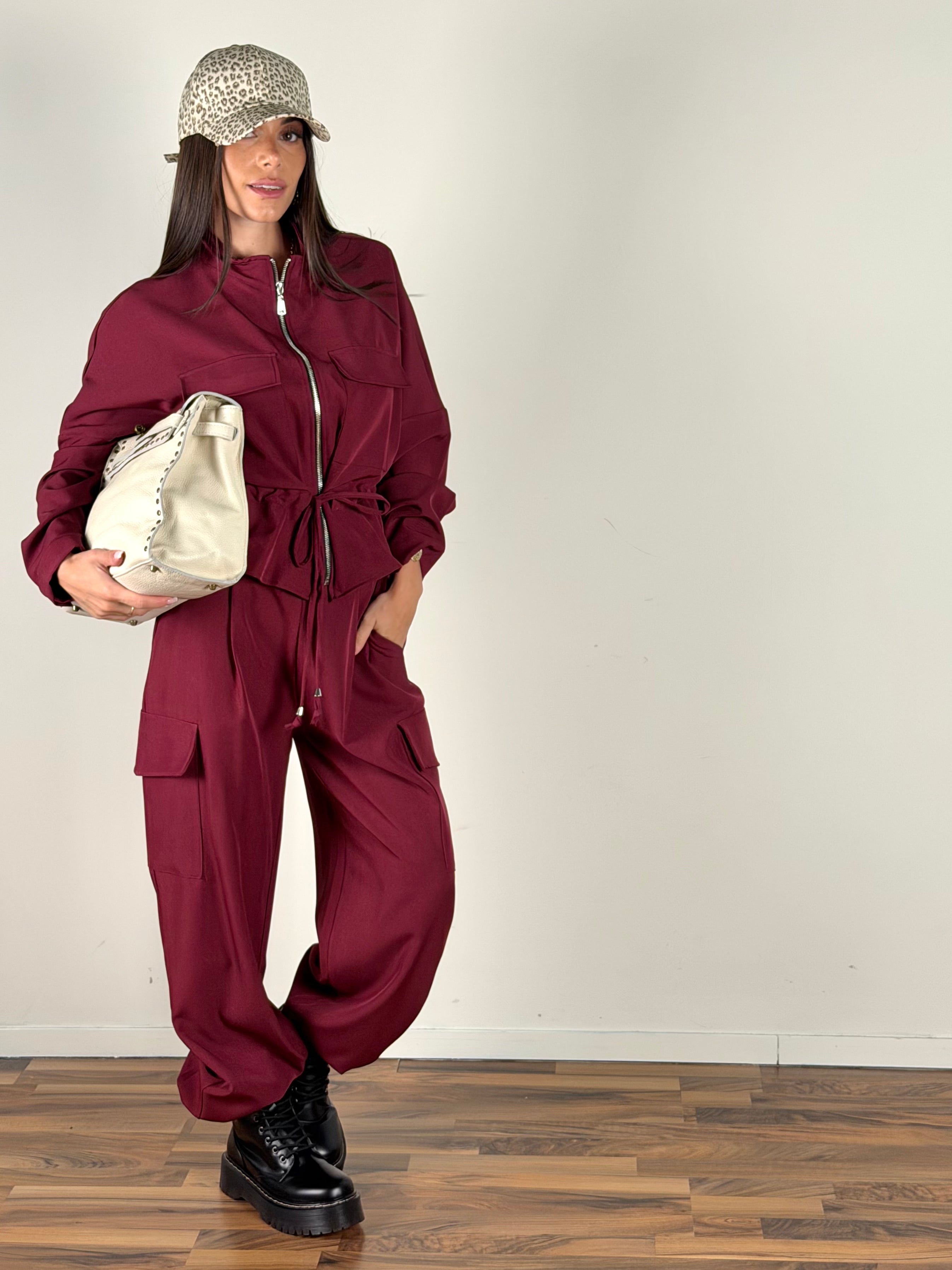 Completo Luna bordeaux