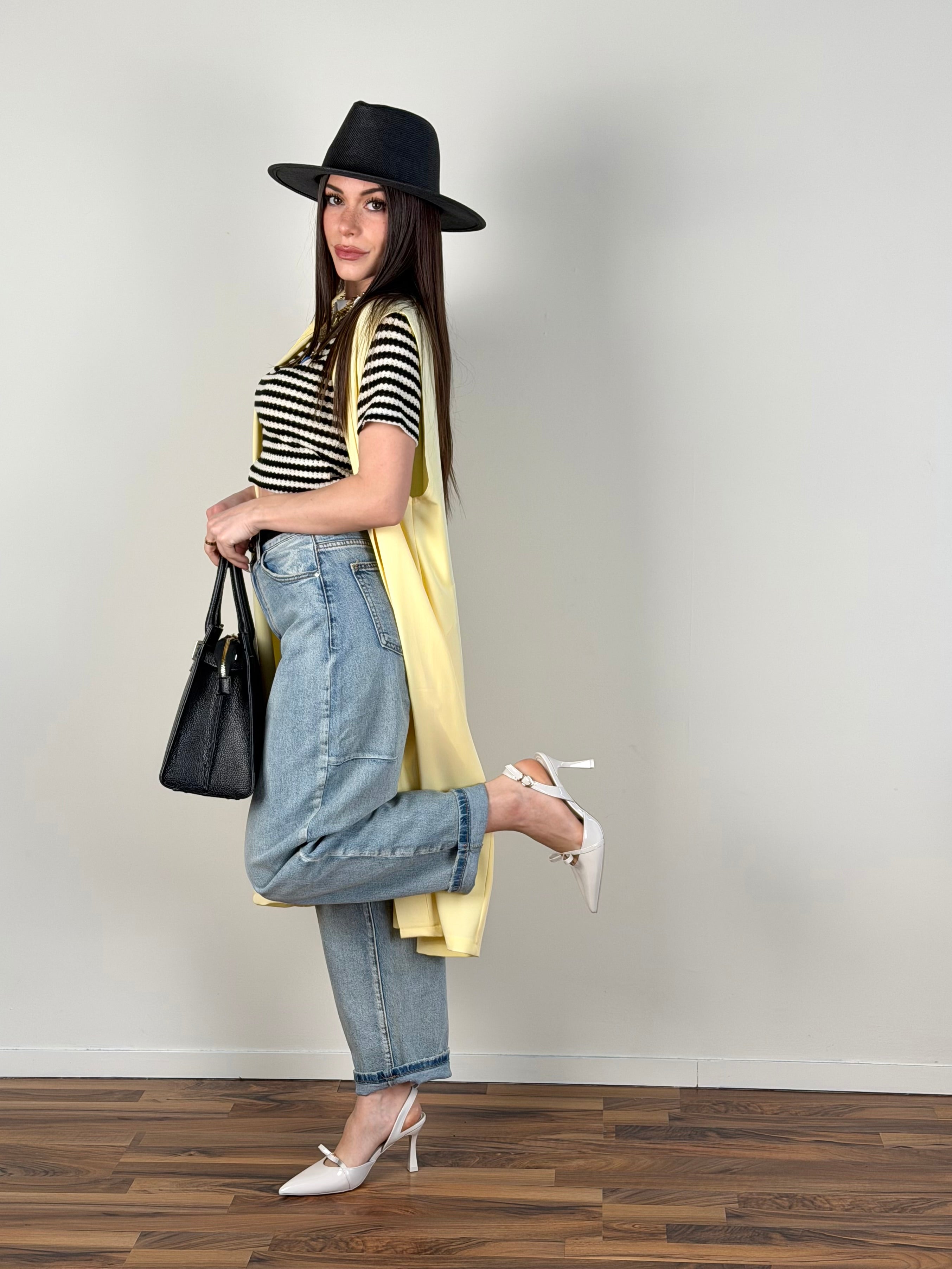 Cardigan Palermo giallo