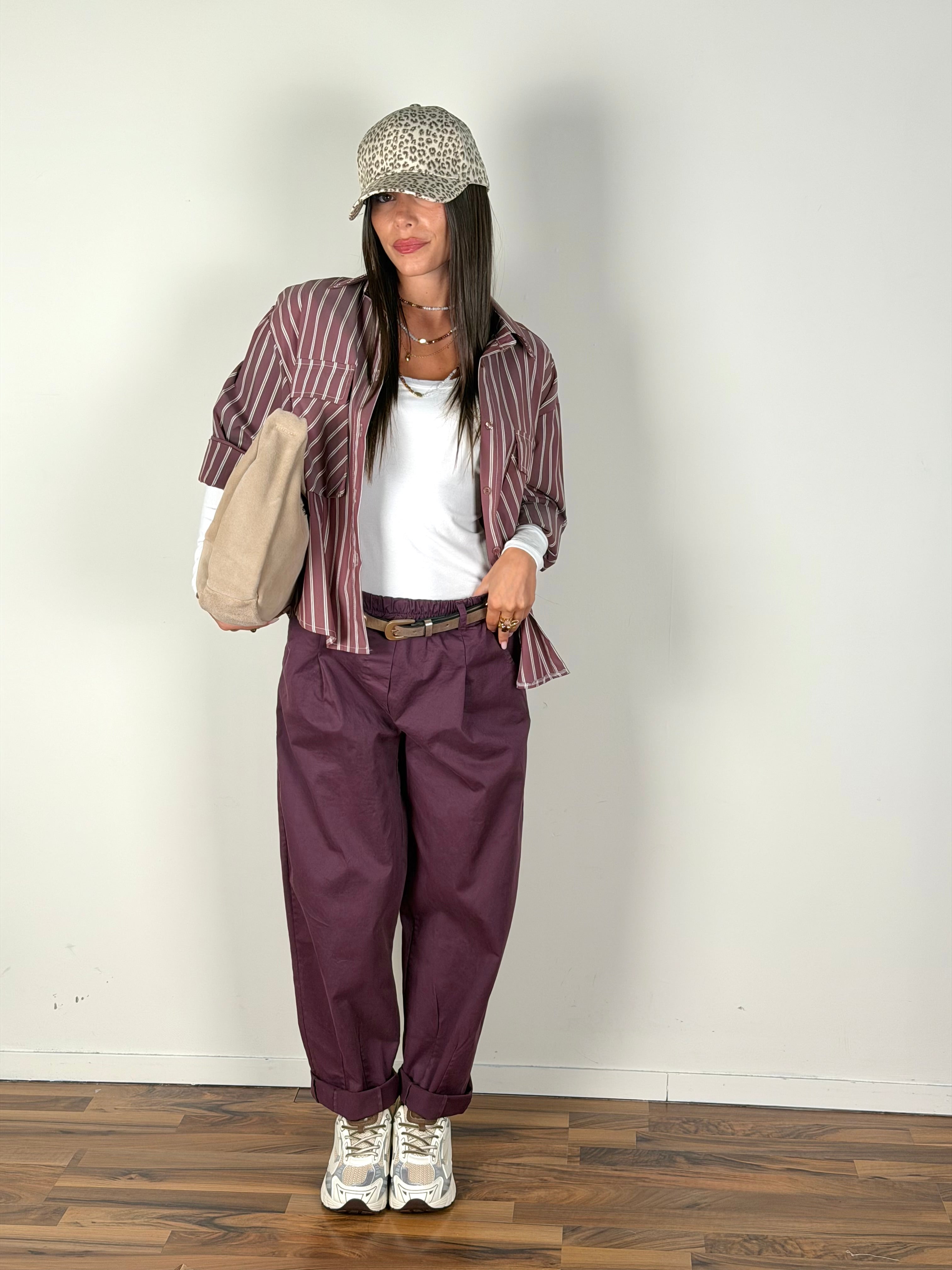 Camicia Zelda bordeaux