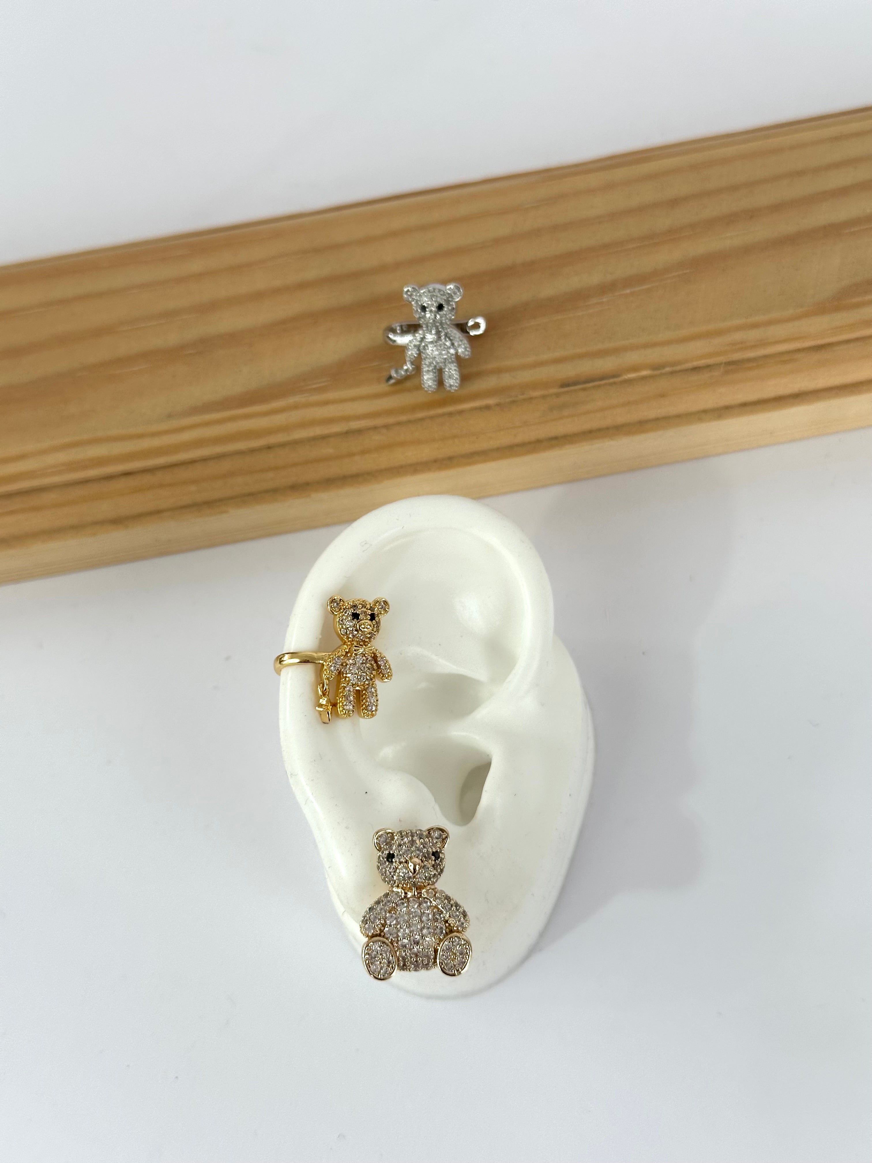 Maxi earcuff Teddy zirconato