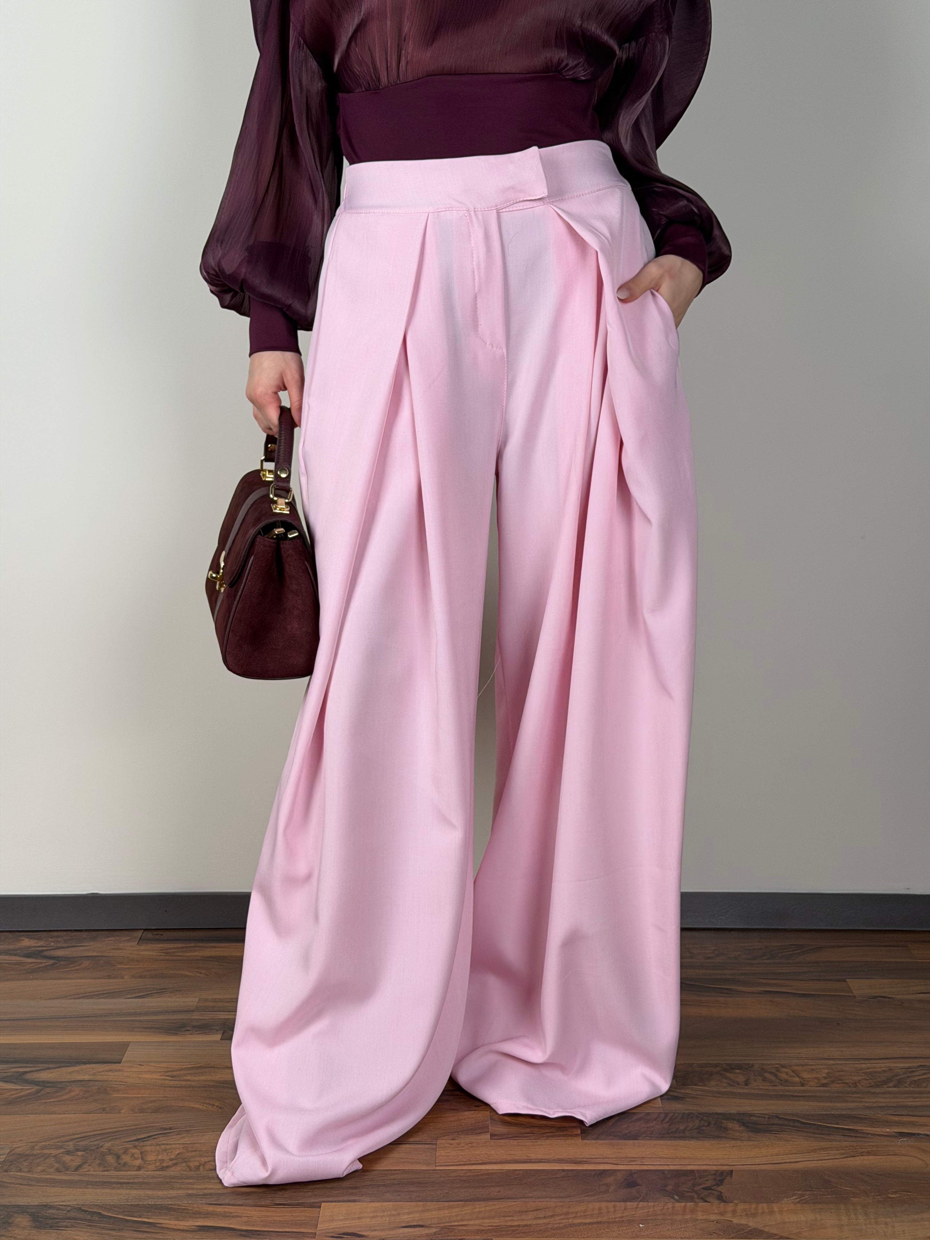 Pantalone Jasmine rosa