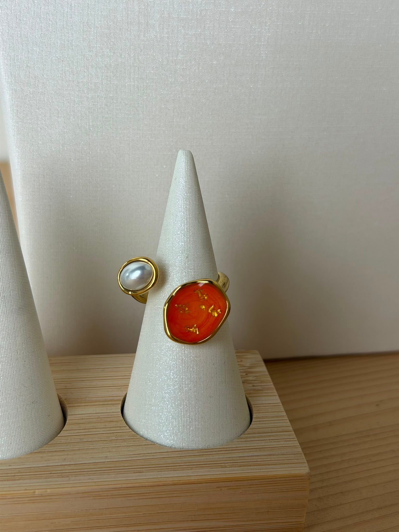 Anello elegante ARANCIONE  - COLLEZIONE HAPPY