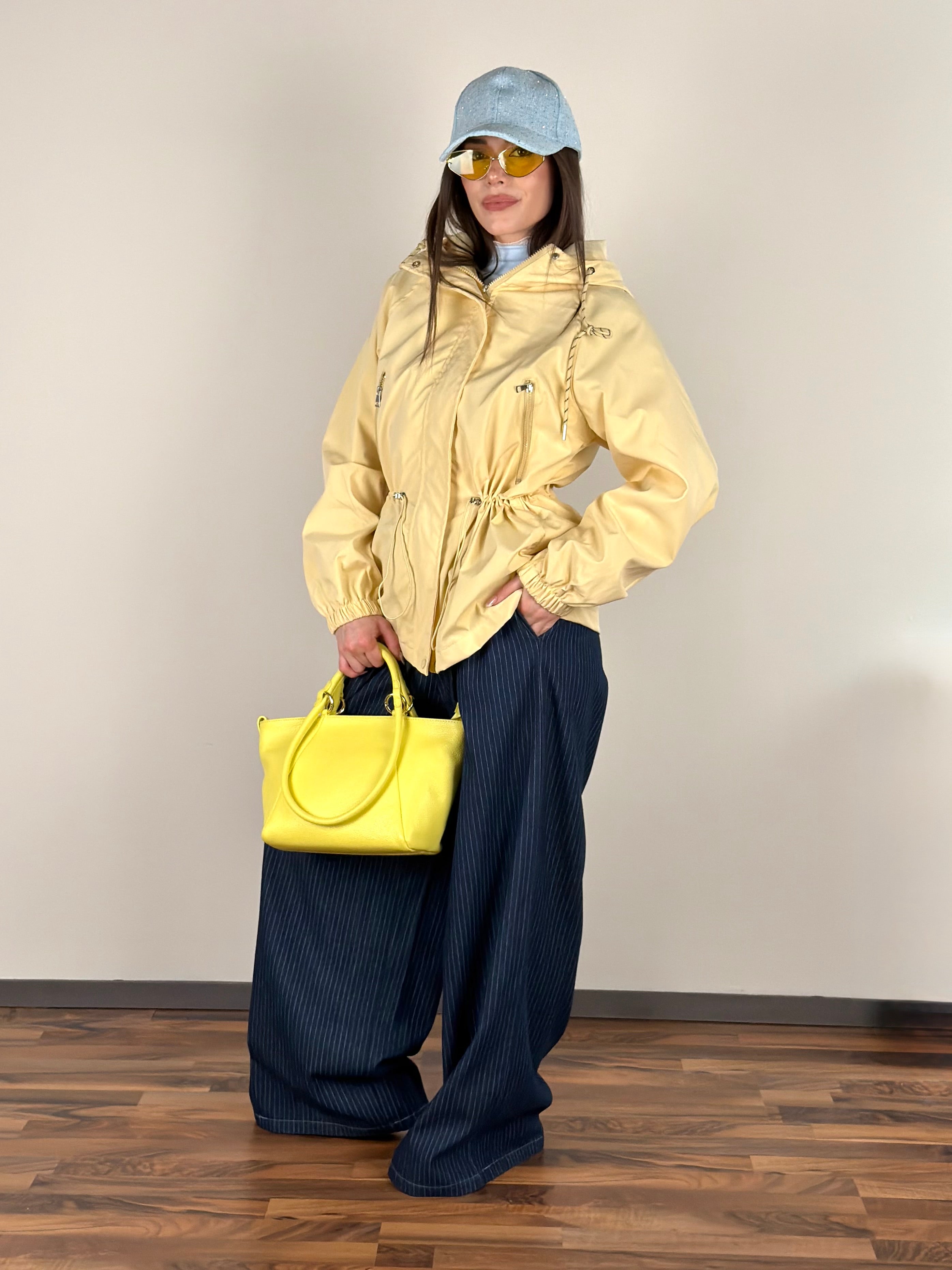 Spolverino coulisse giallo