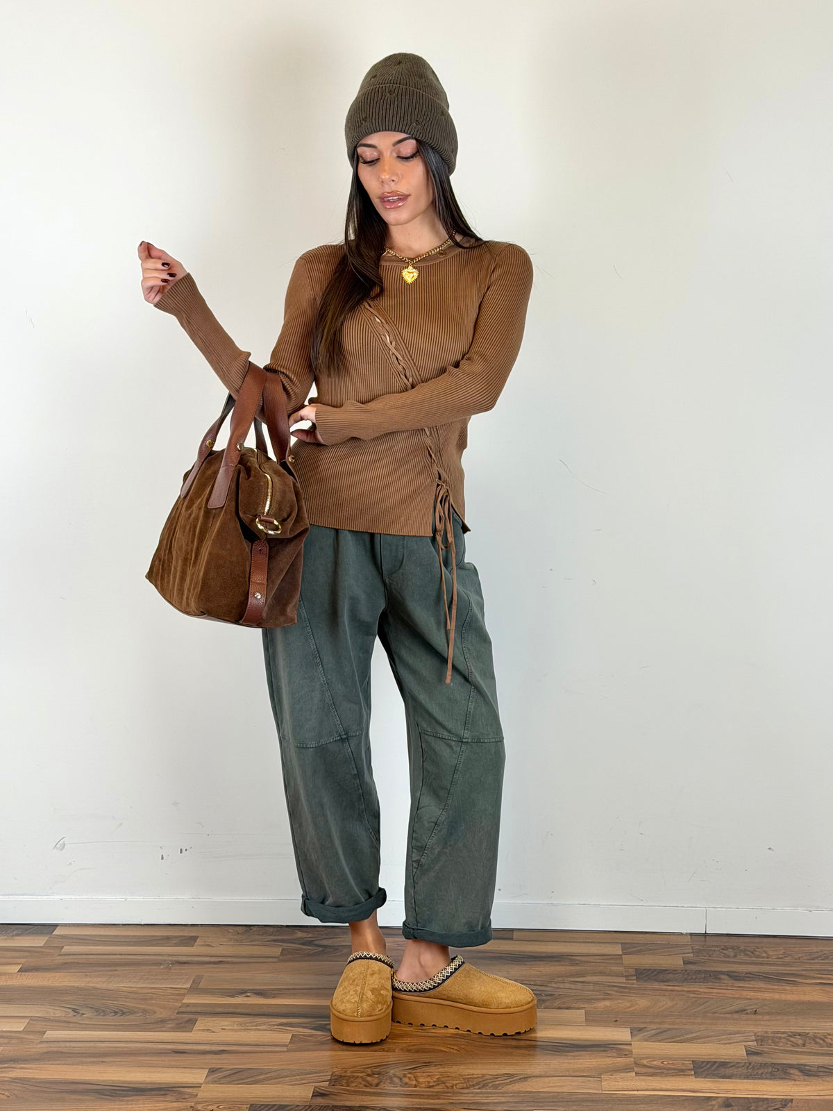 Pantalone Wash verde