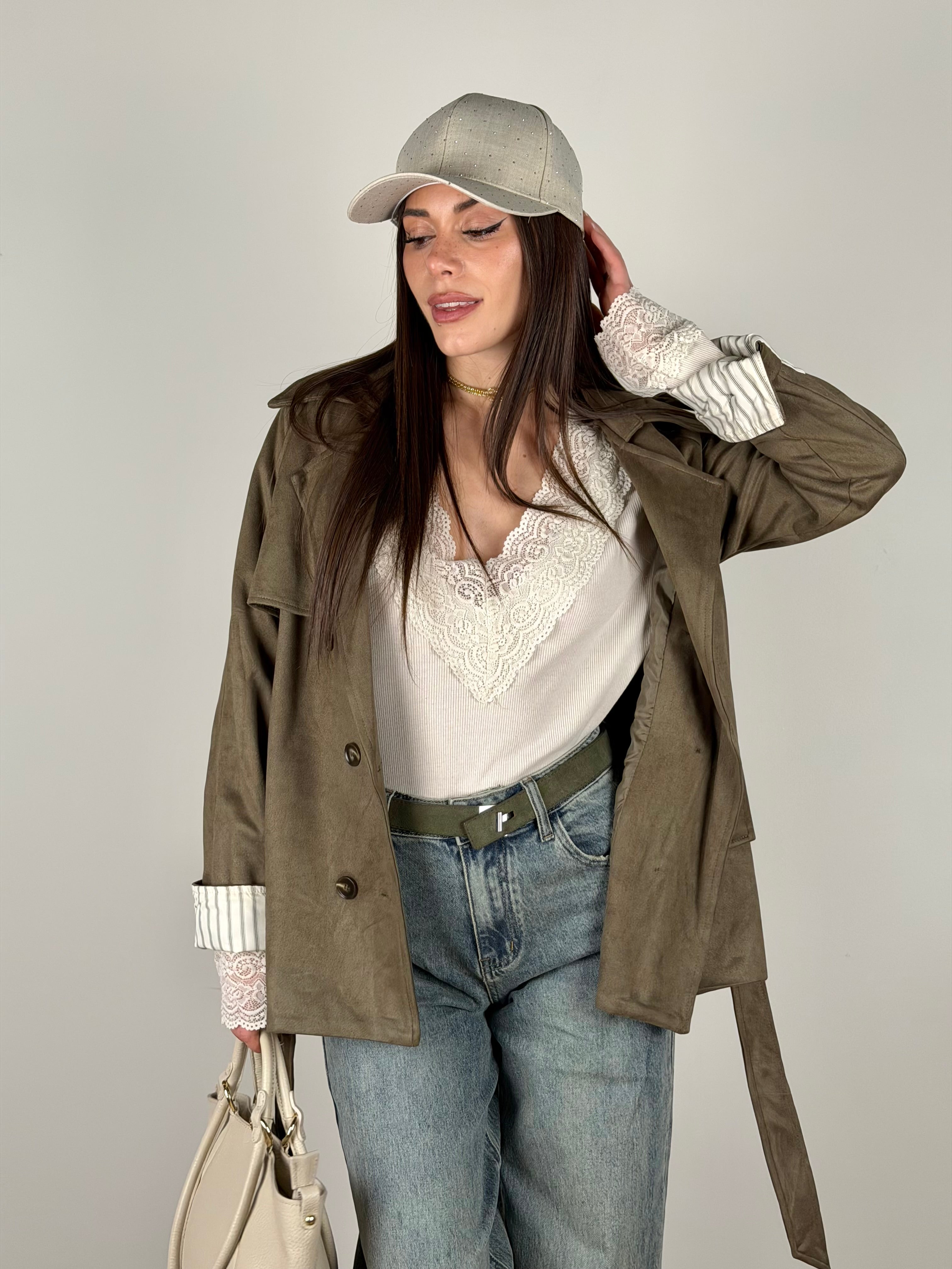 Trench Corinne verde