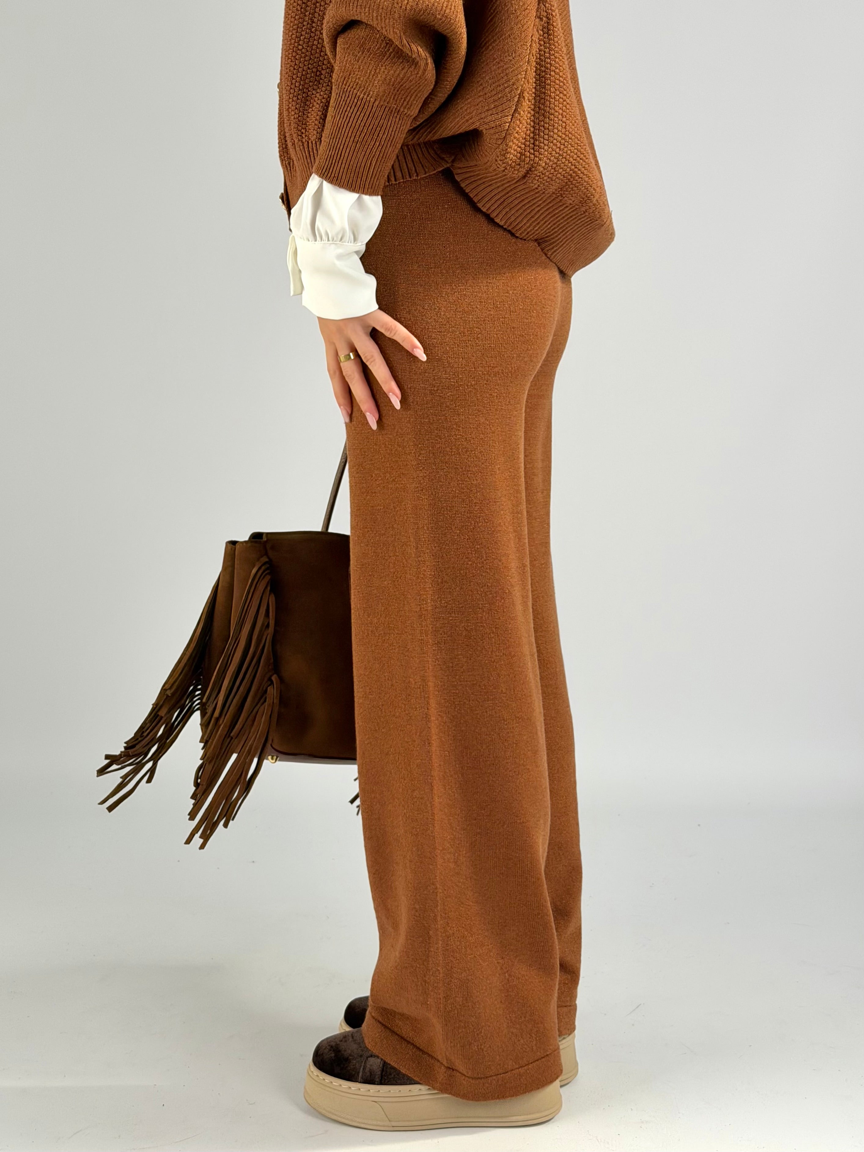 Set Tuta Lurex tabacco