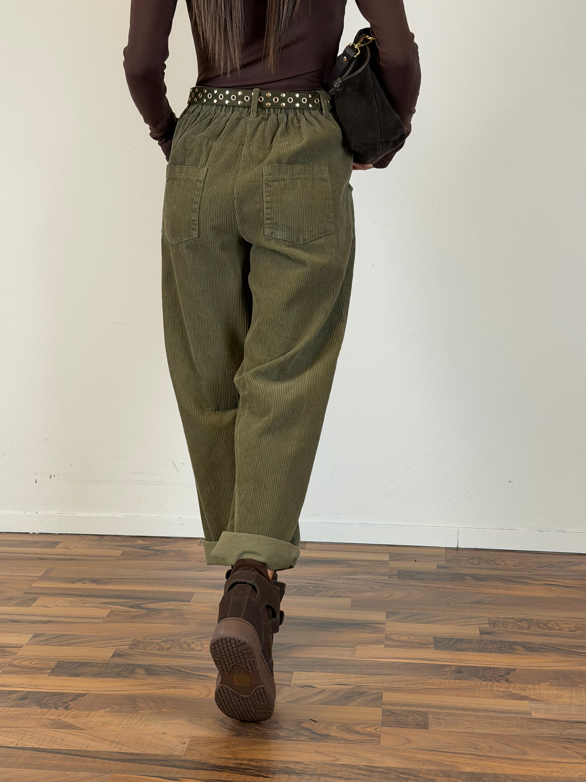 Pantalone Autunno verde