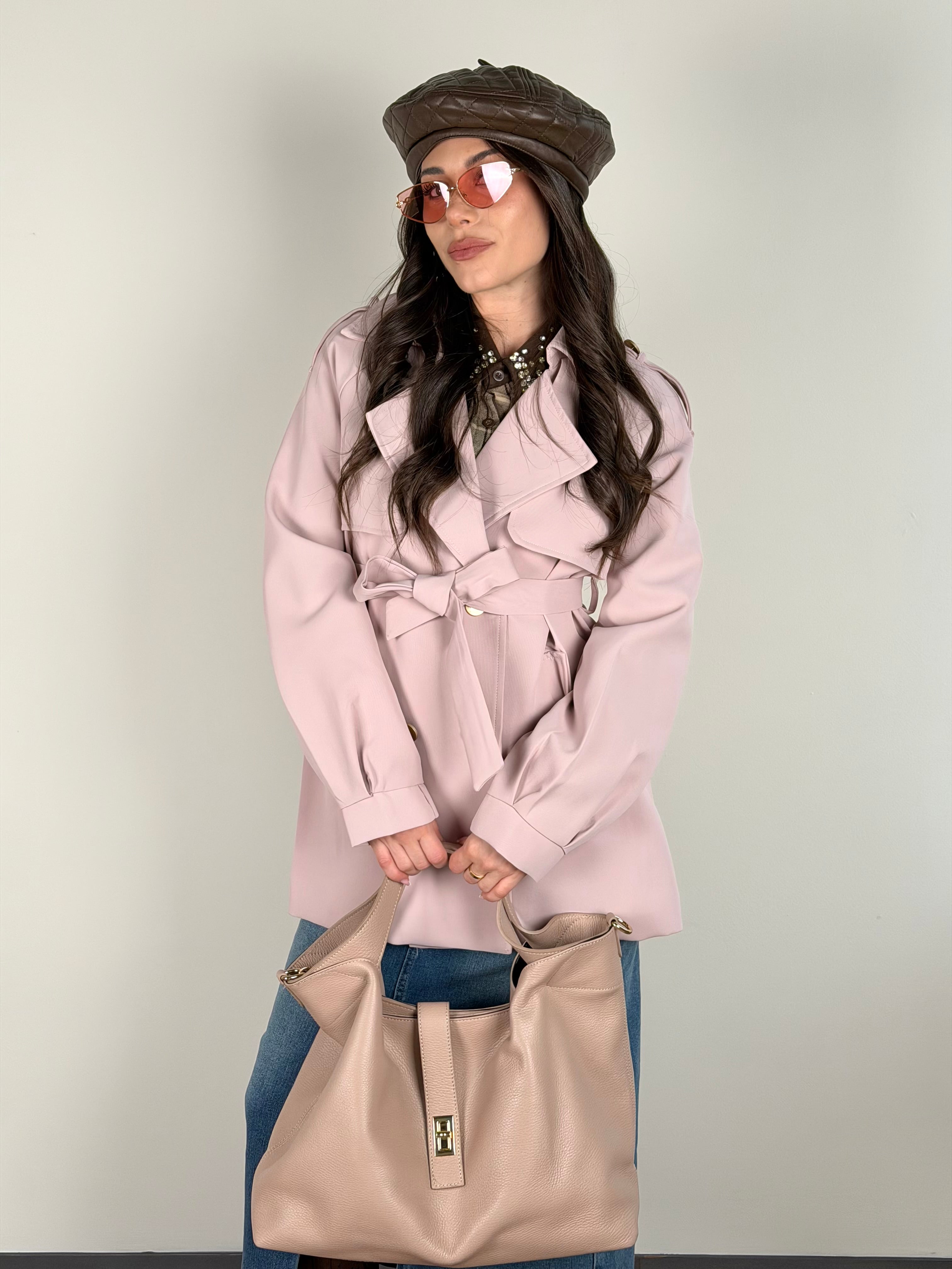 Trench Morgan rosa