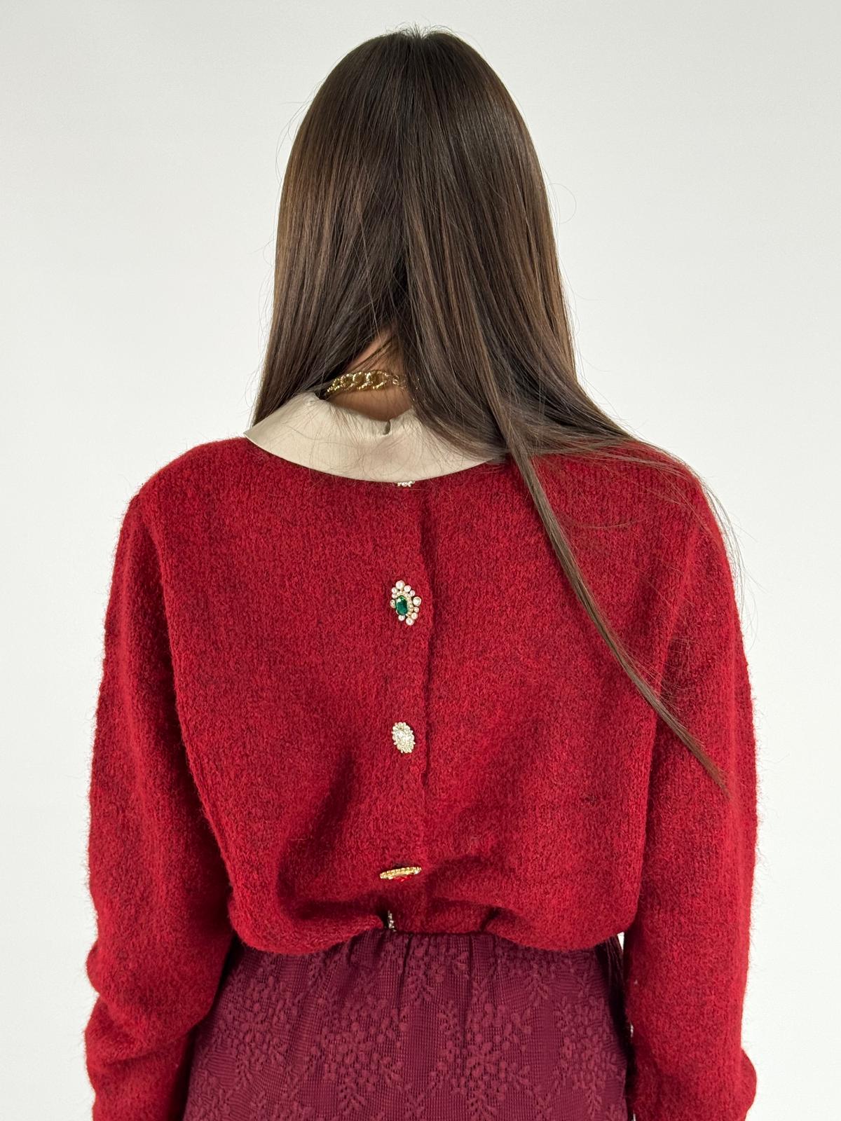 Maglioncino Genova rosso