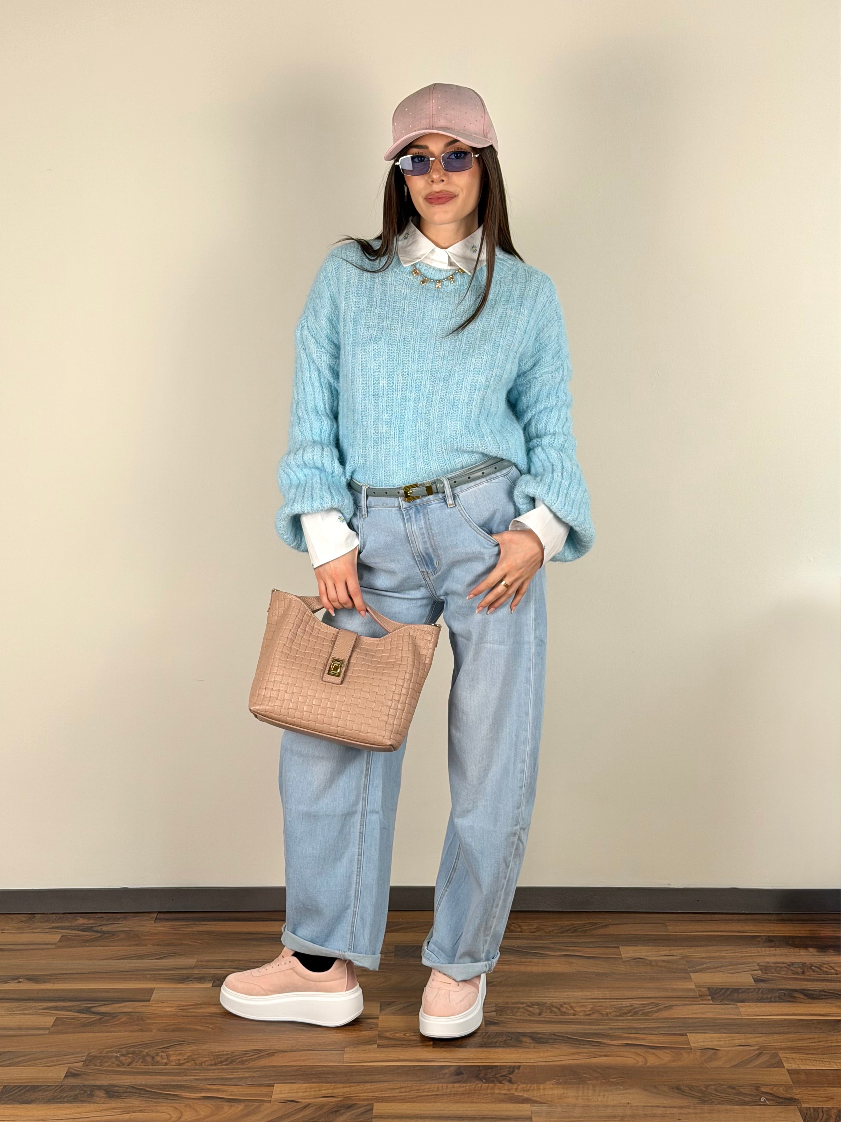 Maglia India celeste