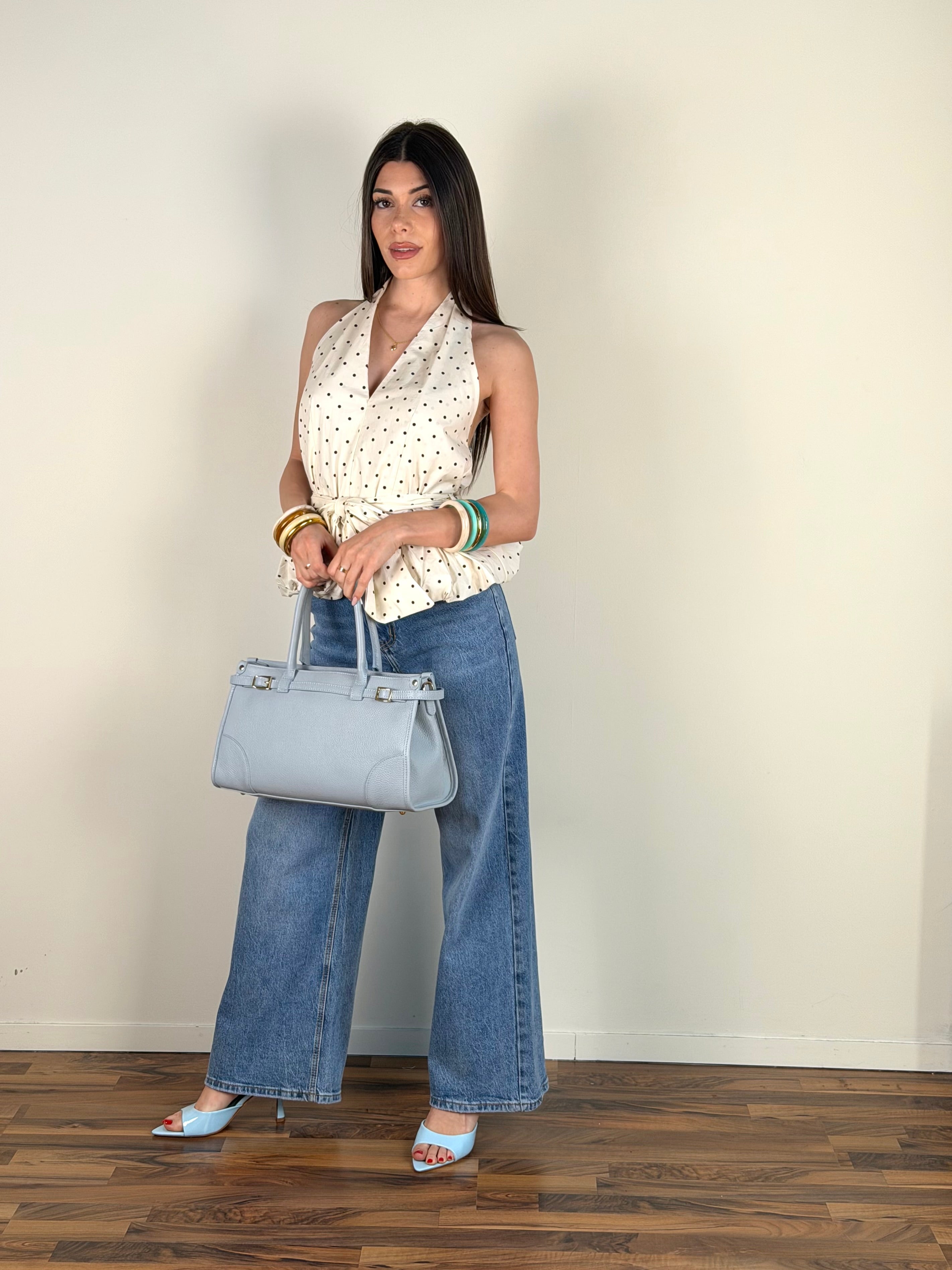 Top pois bianco