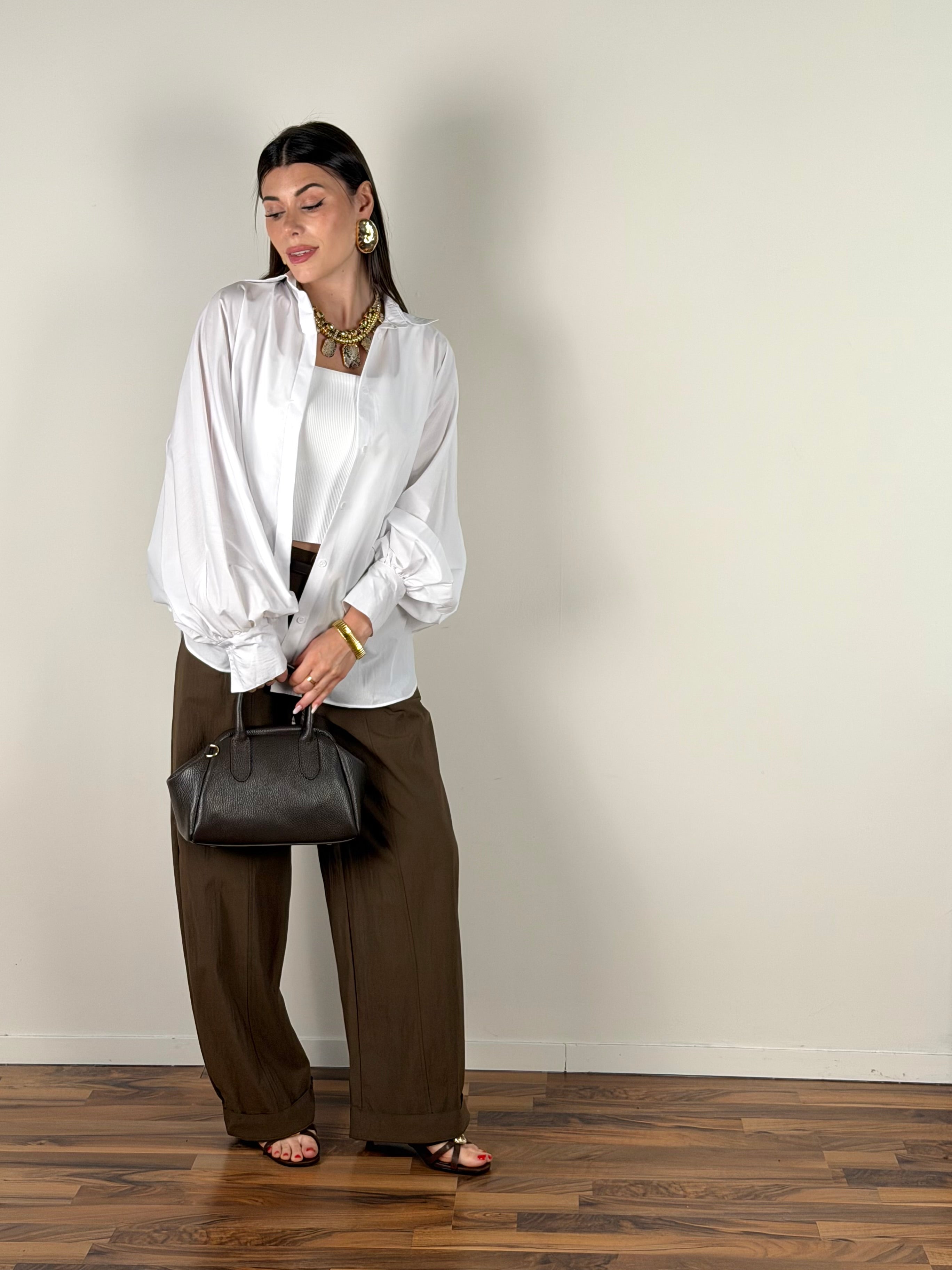Camicia Lisa bianca