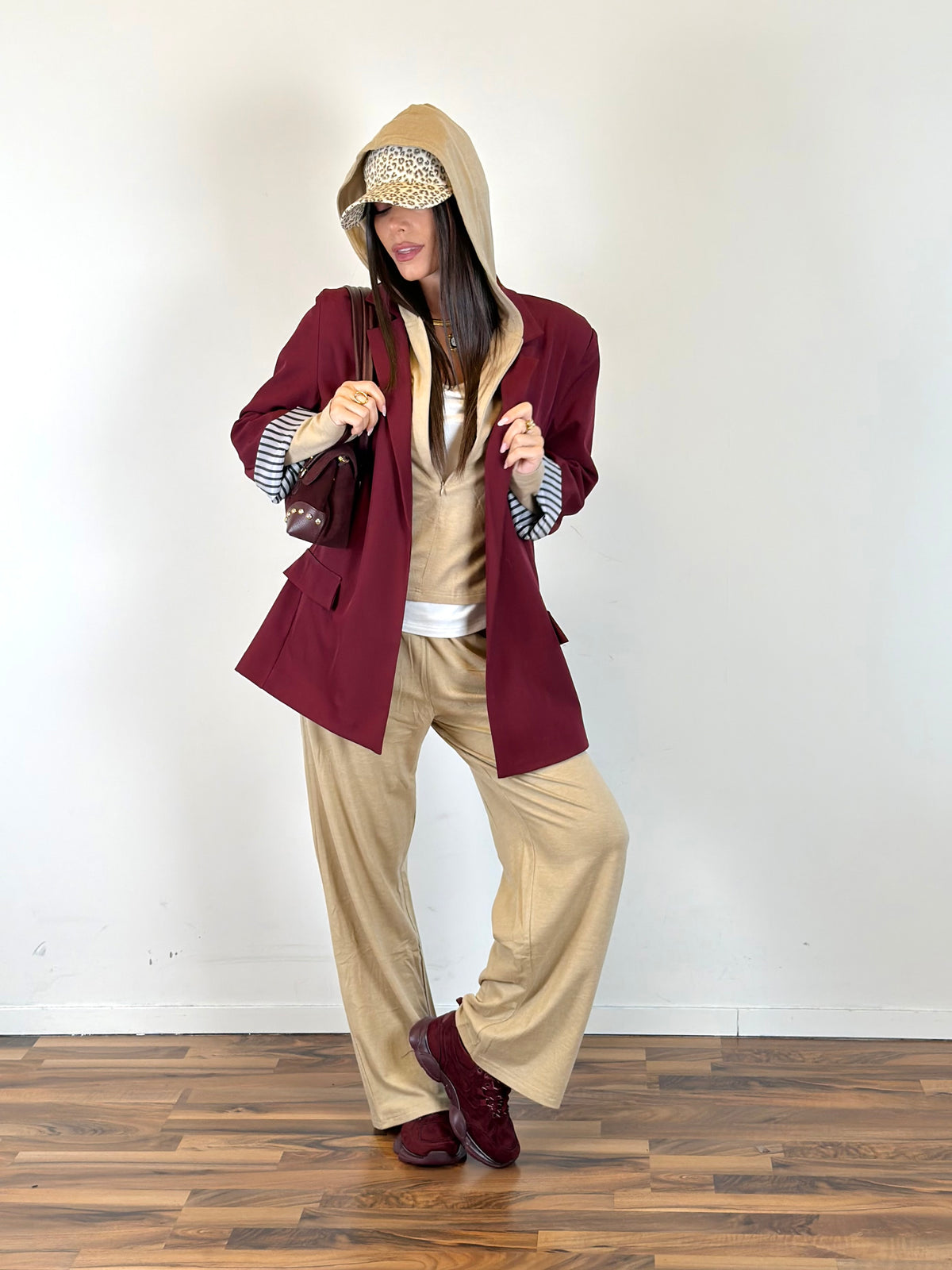 Giacca Zoe bordeaux