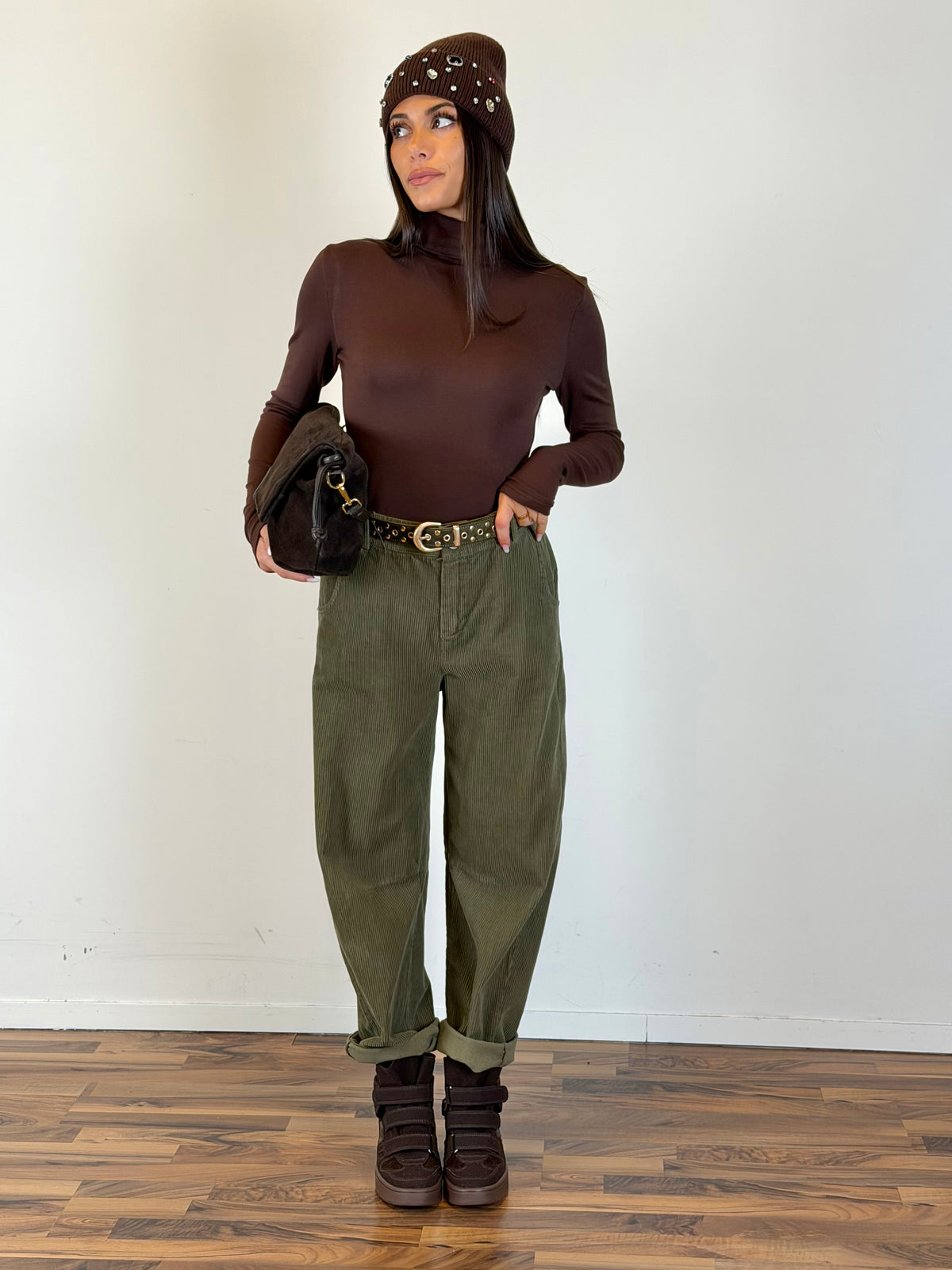Pantalone Autunno verde