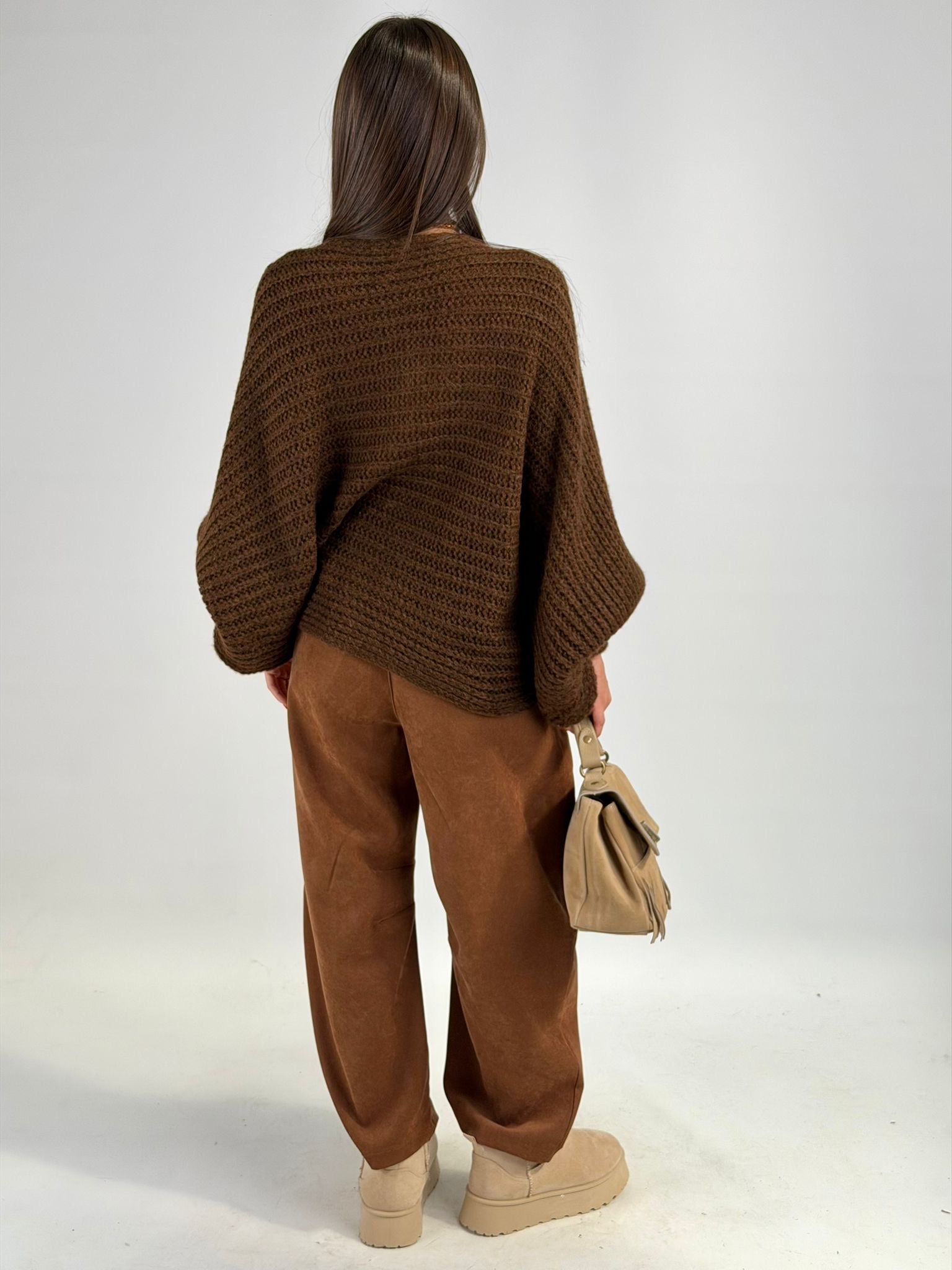 Pantalone Nadia tabacco Napoli