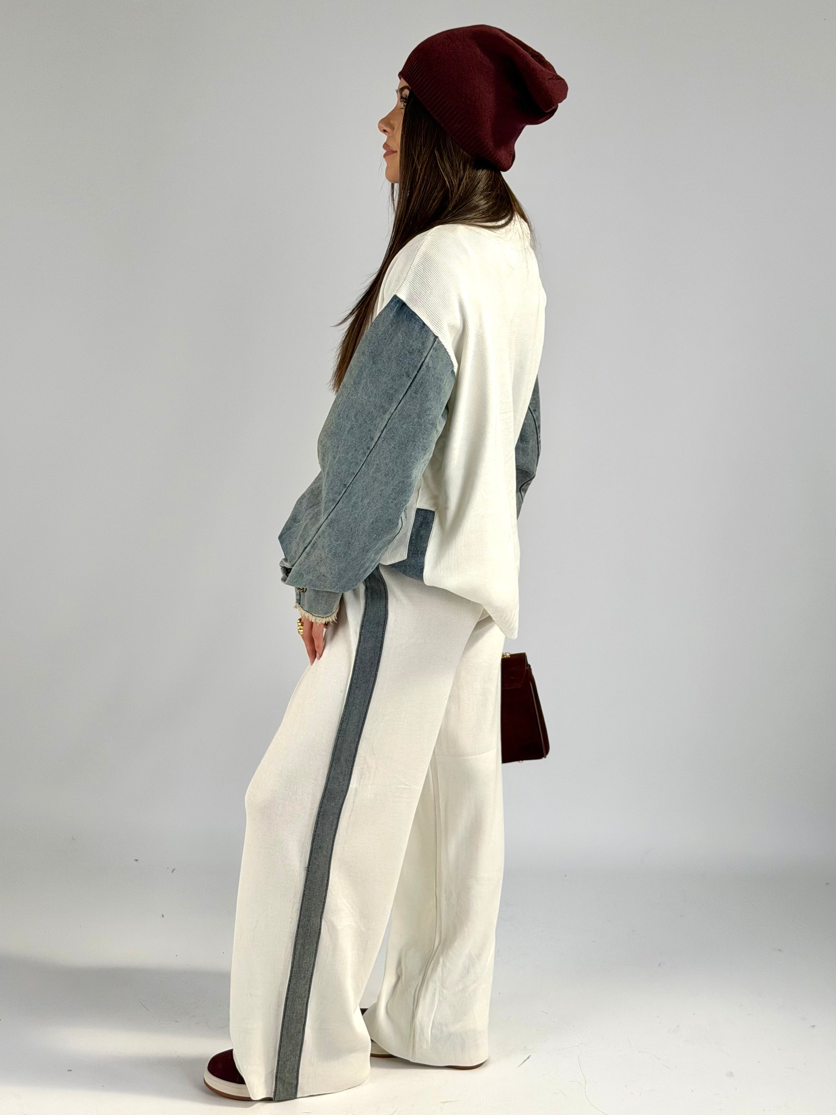 Completo sportivo doppia fantasia denim