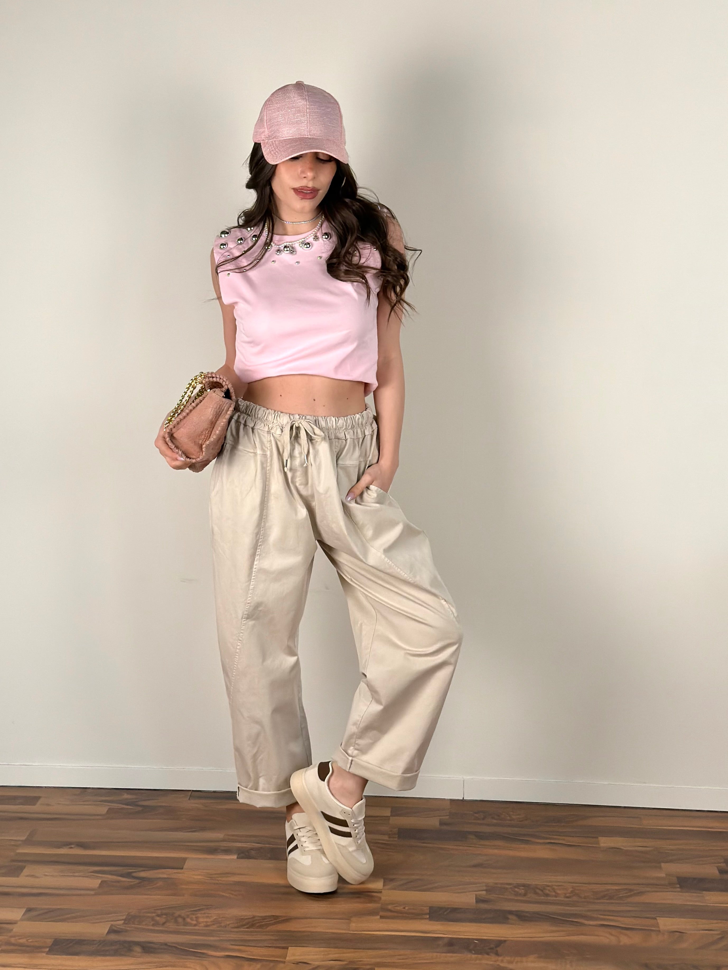Pantalone Mariah beige