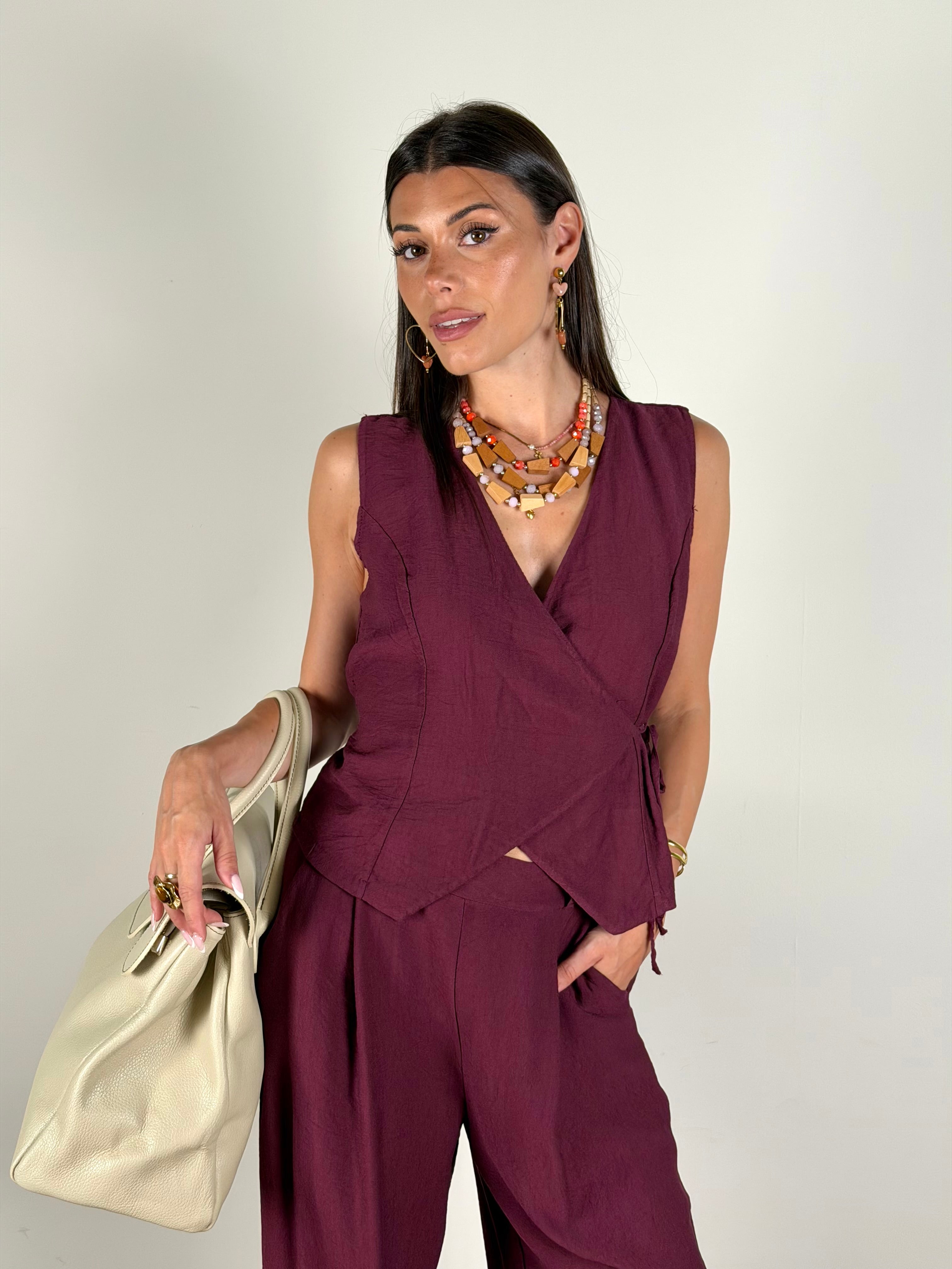 Completo Zulema bordeaux