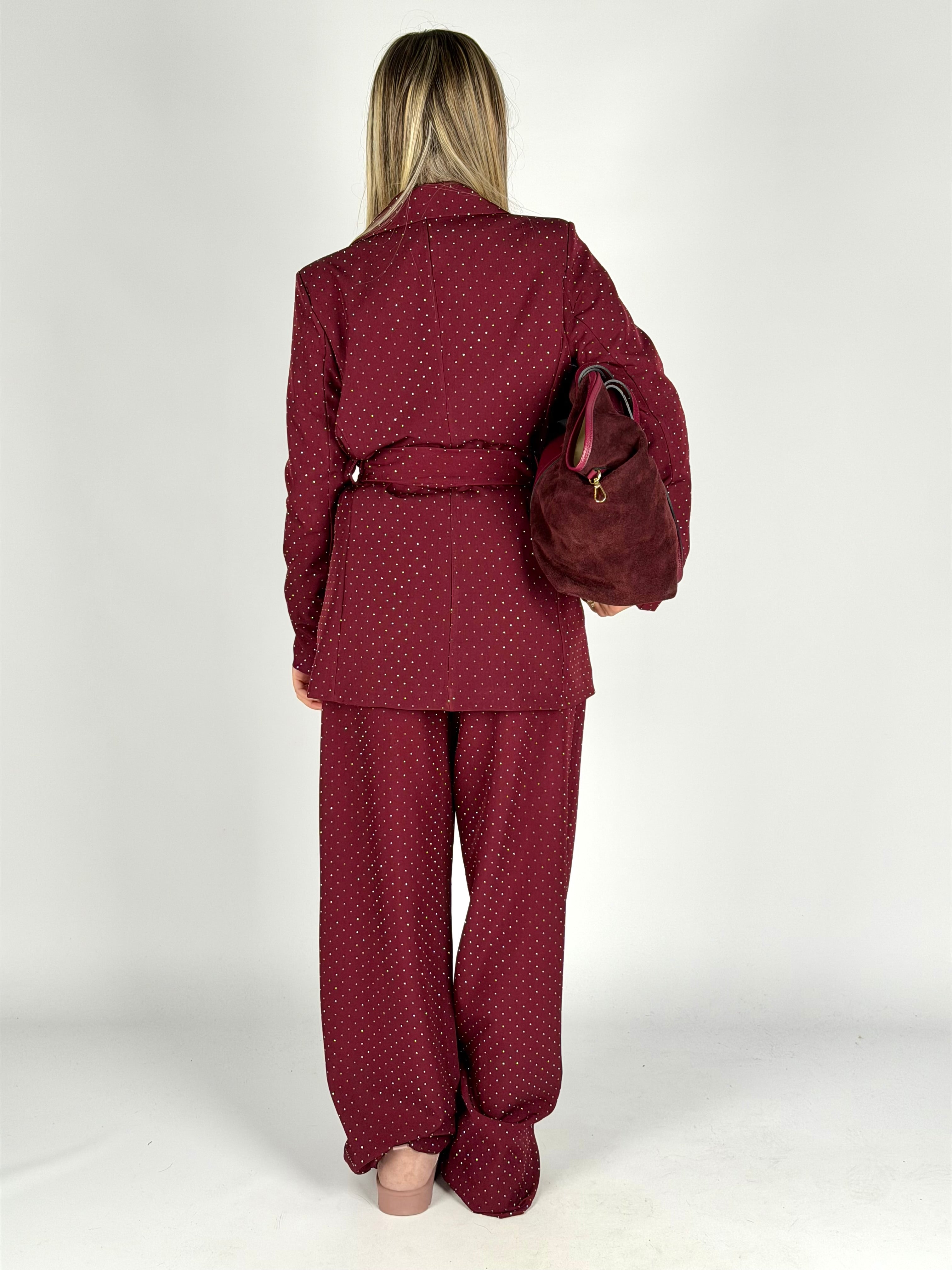 Completo zirconi bordeaux