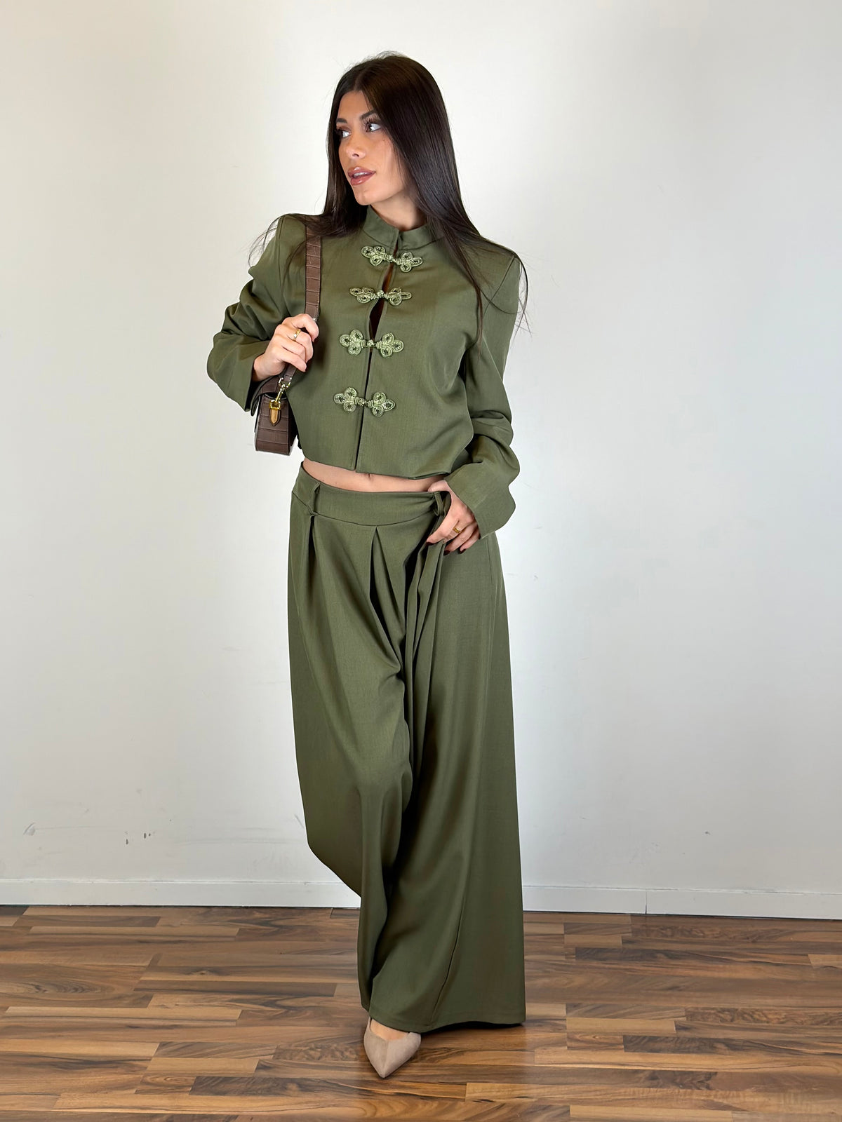 Tailleur Oriental verde