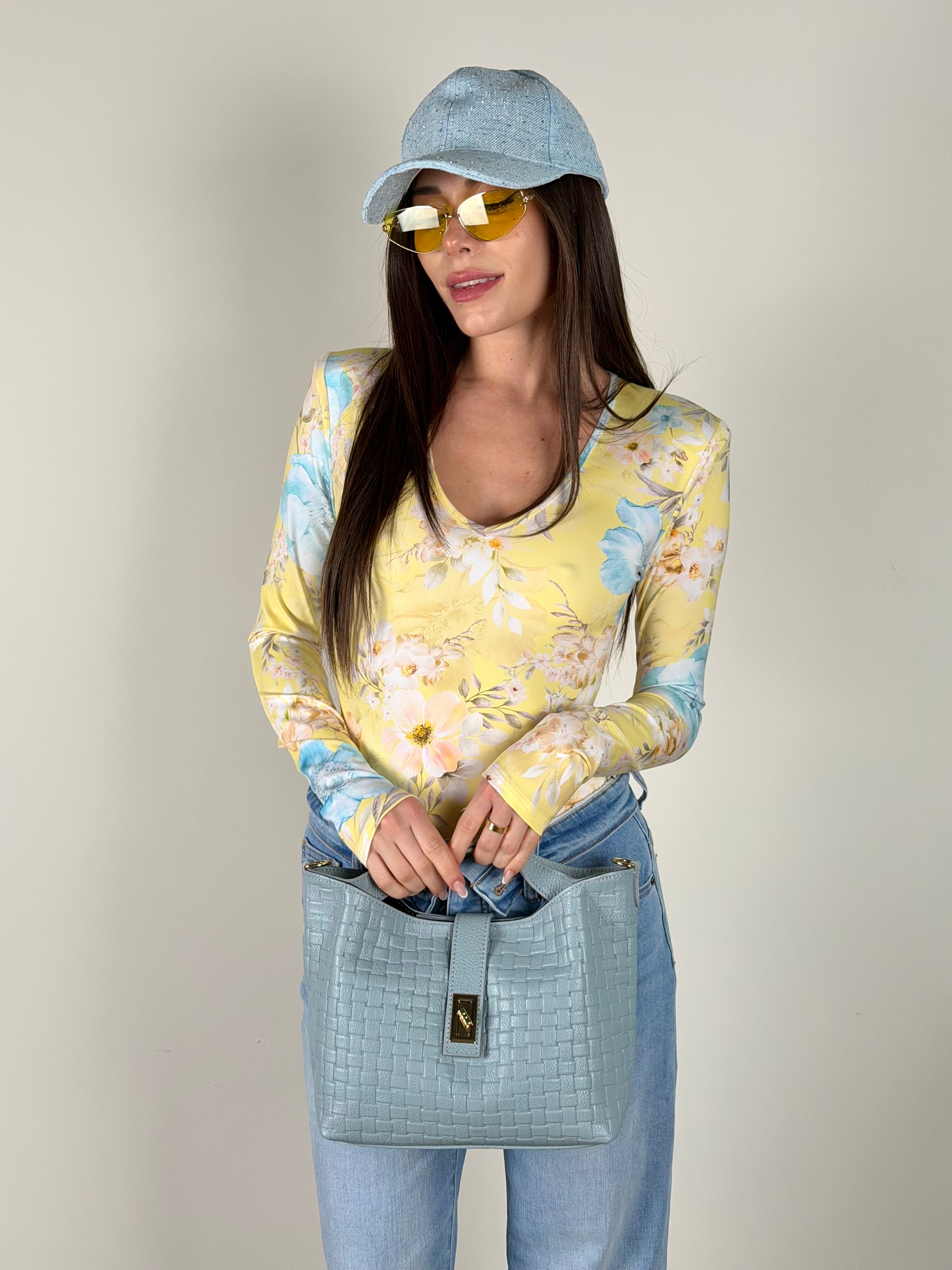 Maglia primavera gialla