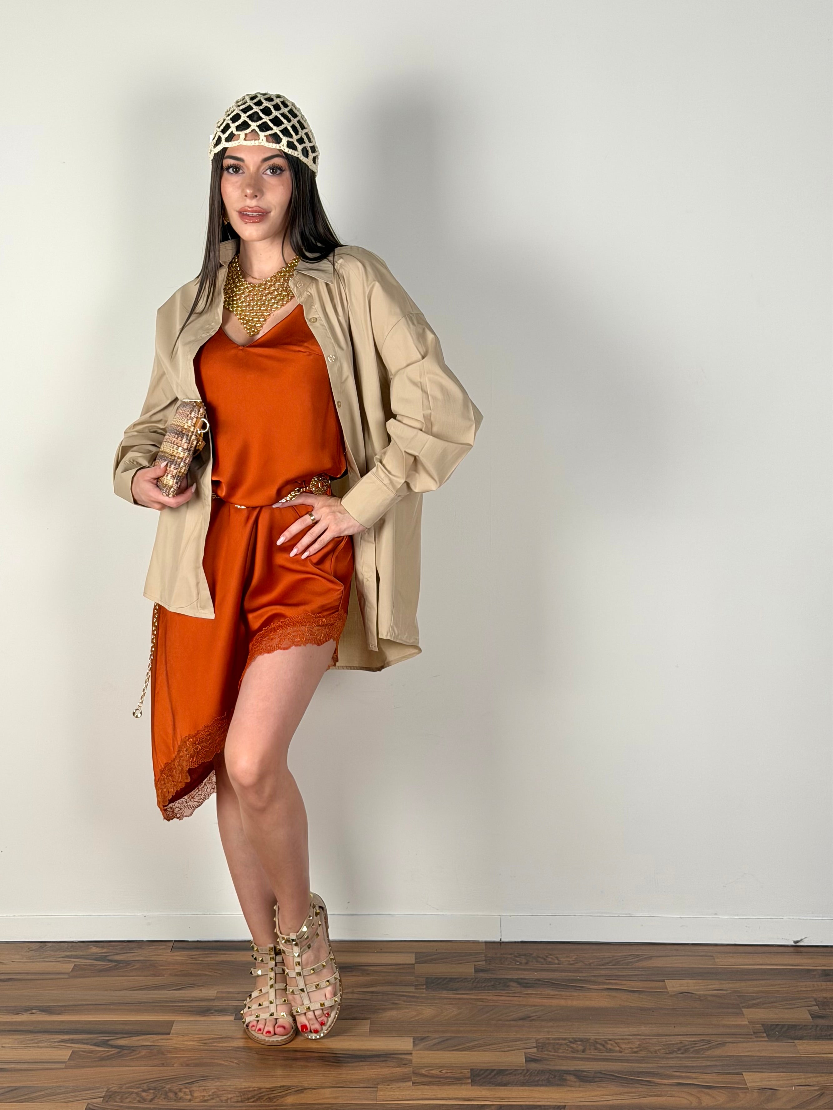Camicia Zoe beige