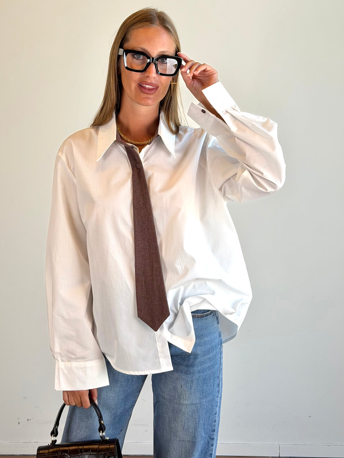 Camicia Back to school bianca