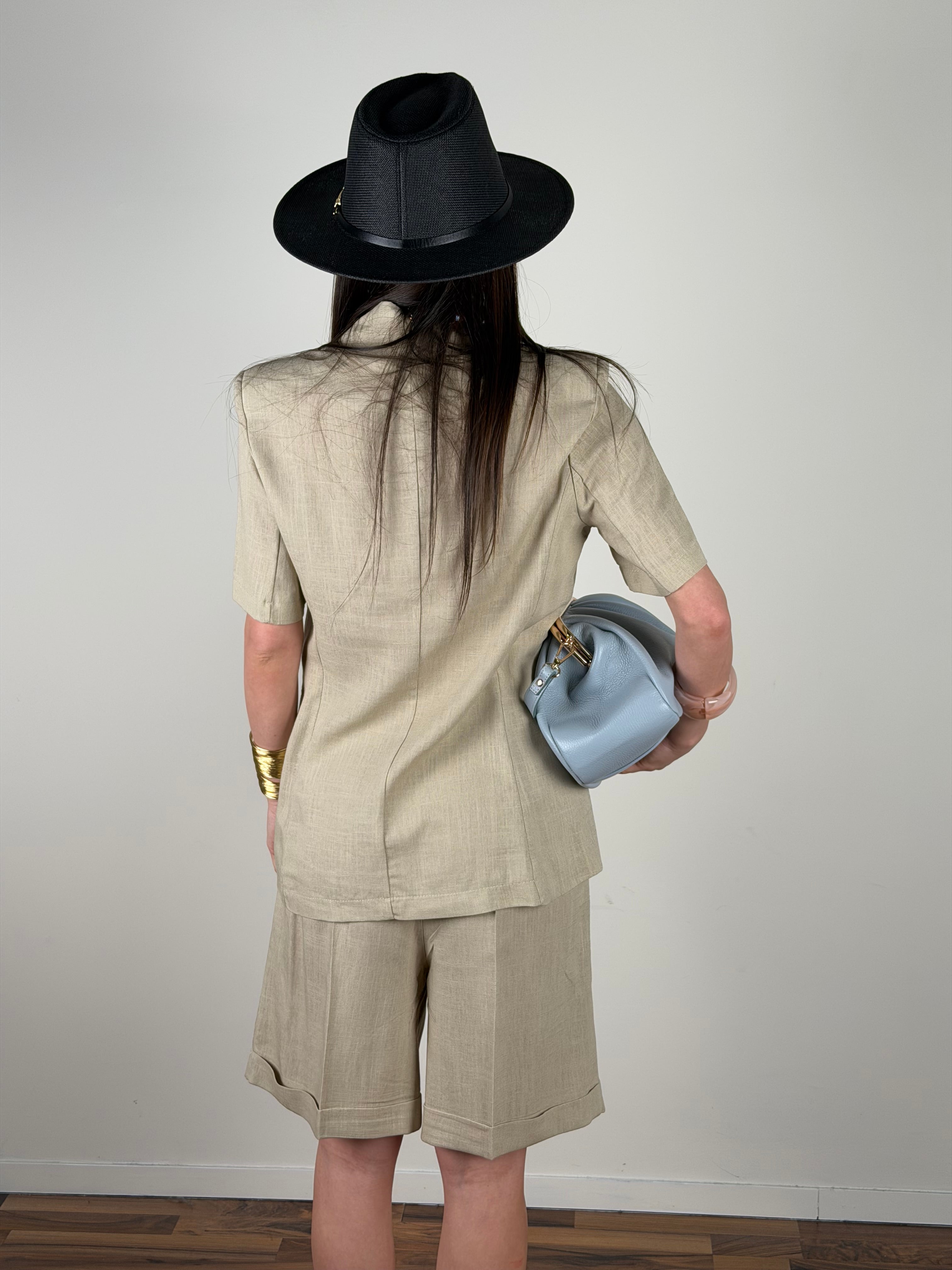 Completo premium lino Charlie beige