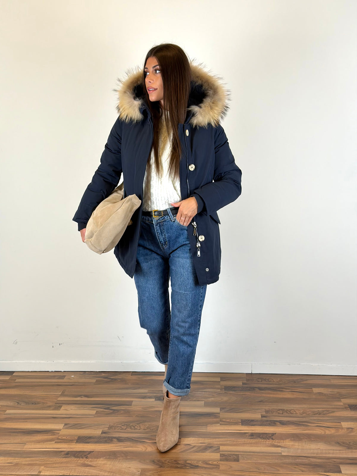 Parka blue