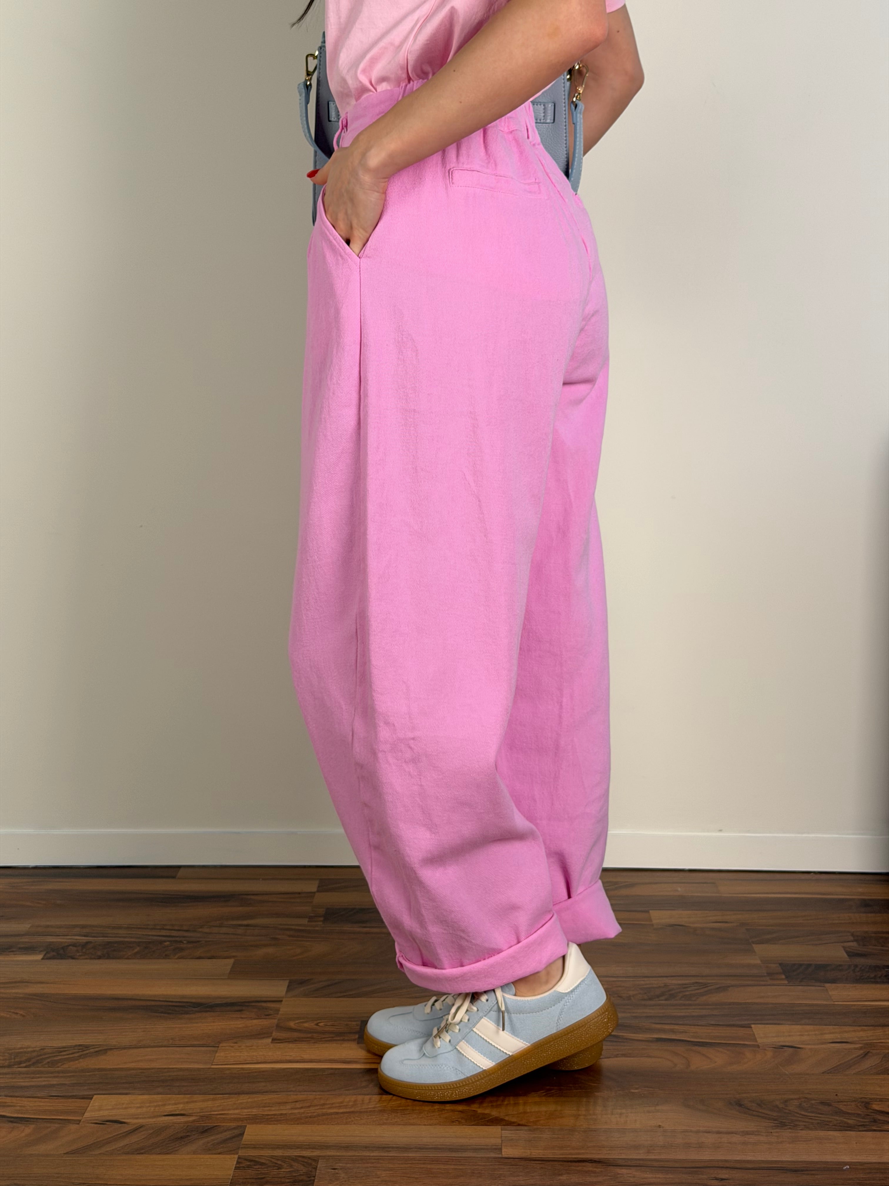 Pantalone Cipro rosa